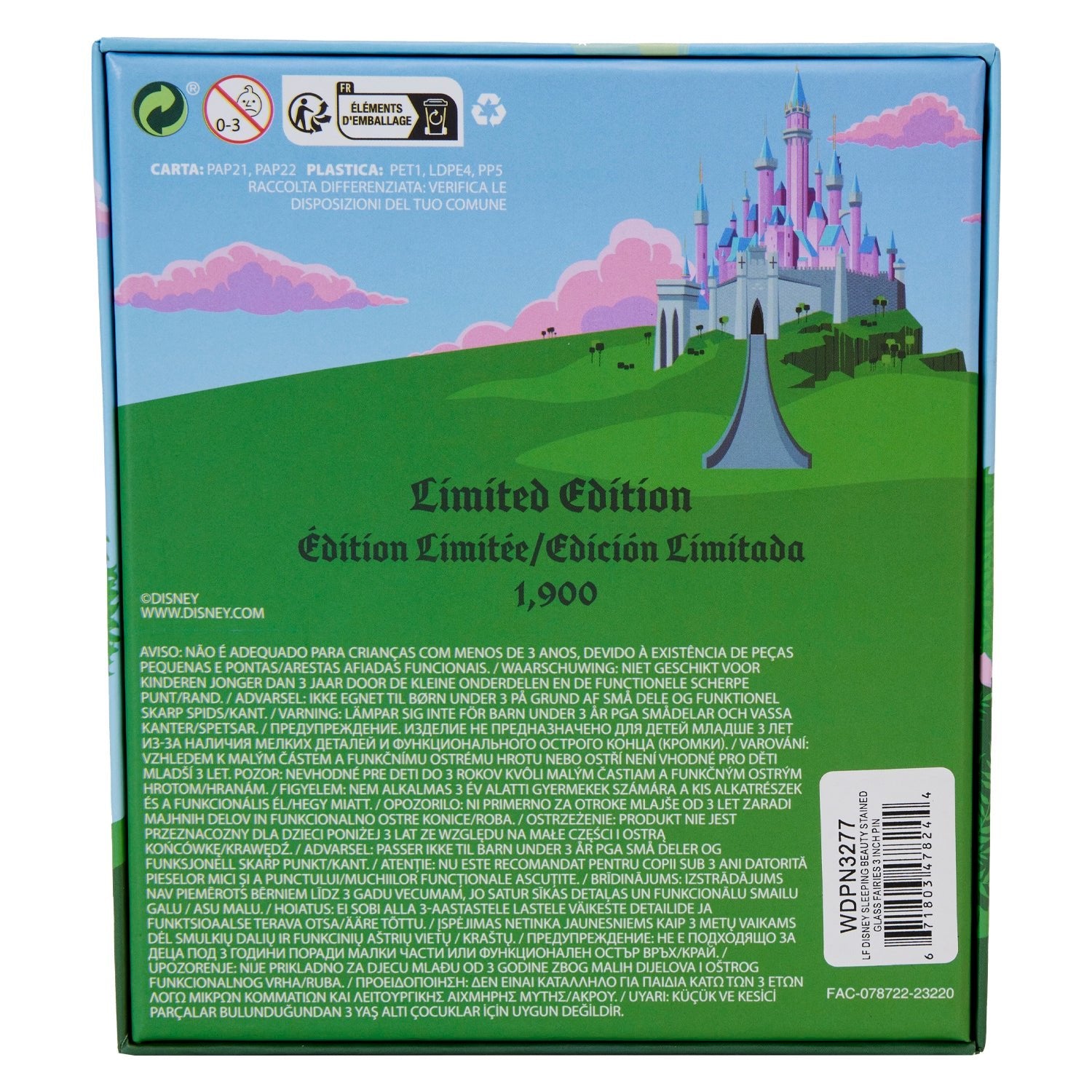 Loungefly x Disney Sleeping Beauty The Three Fairies 3 Inch Ltd Ed Pin - GeekCore