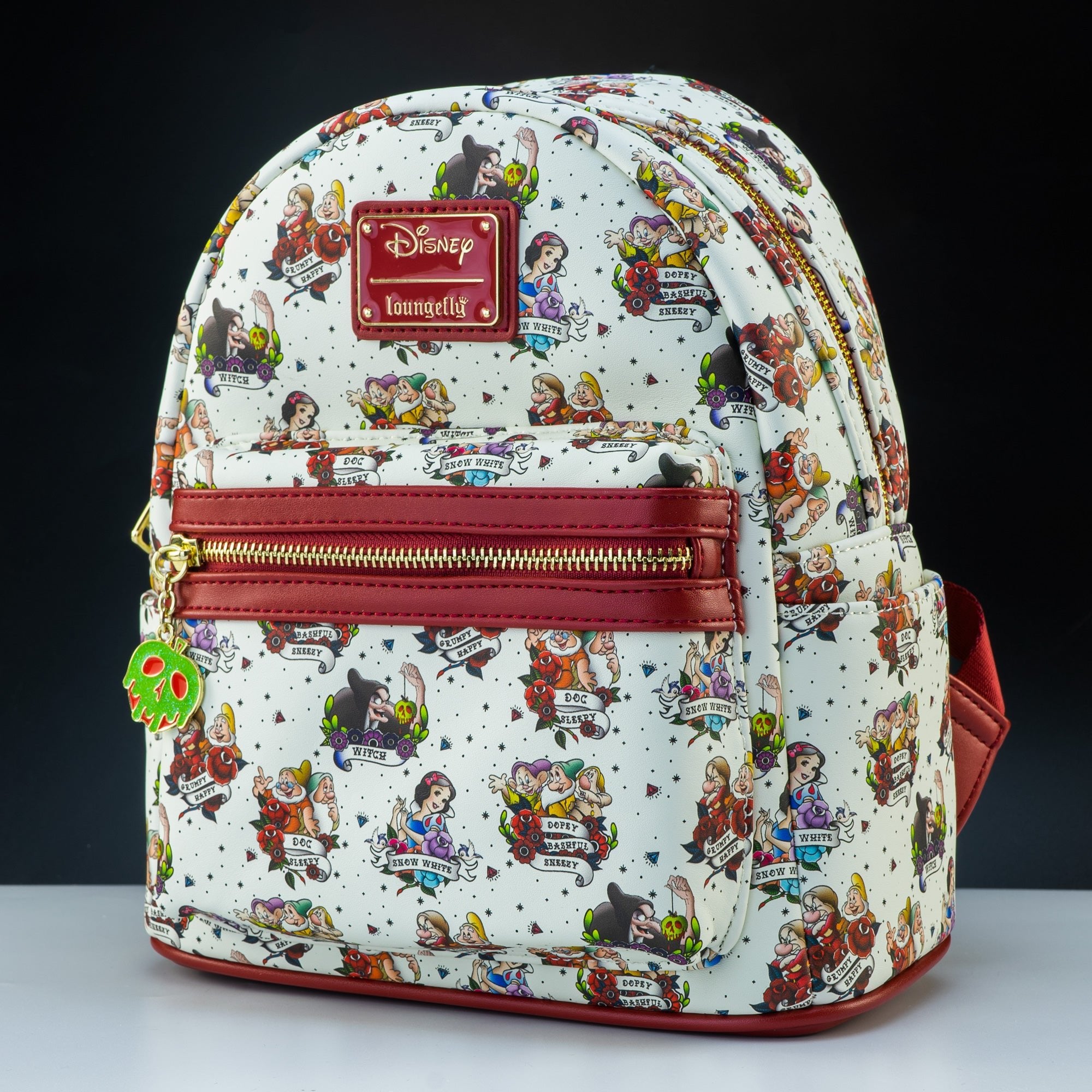 Loungefly x Disney Snow White and the Seven Dwarfs Tattoo Mini Backpack - GeekCore
