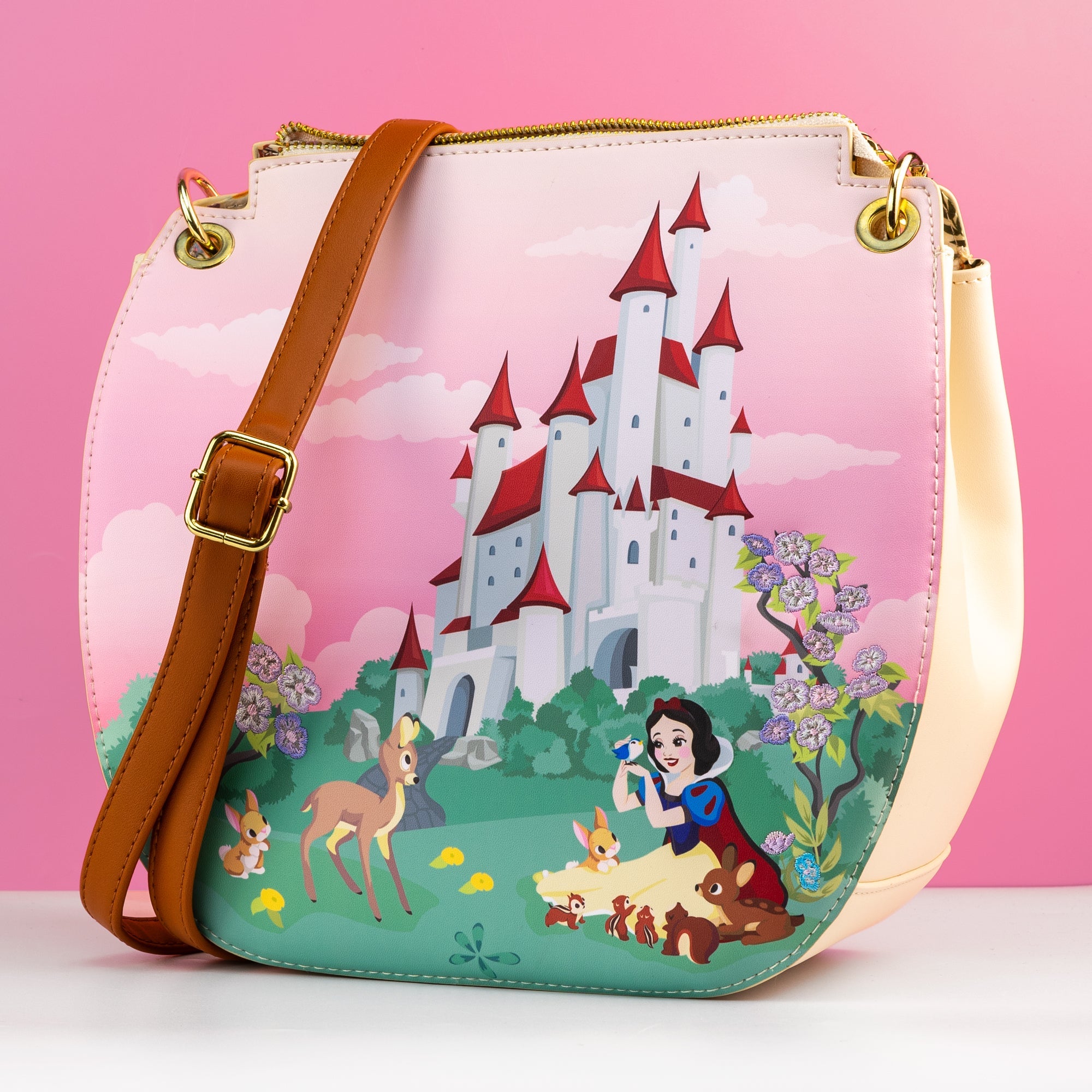 Loungefly x Disney Snow White Castle Crossbody Bag - GeekCore