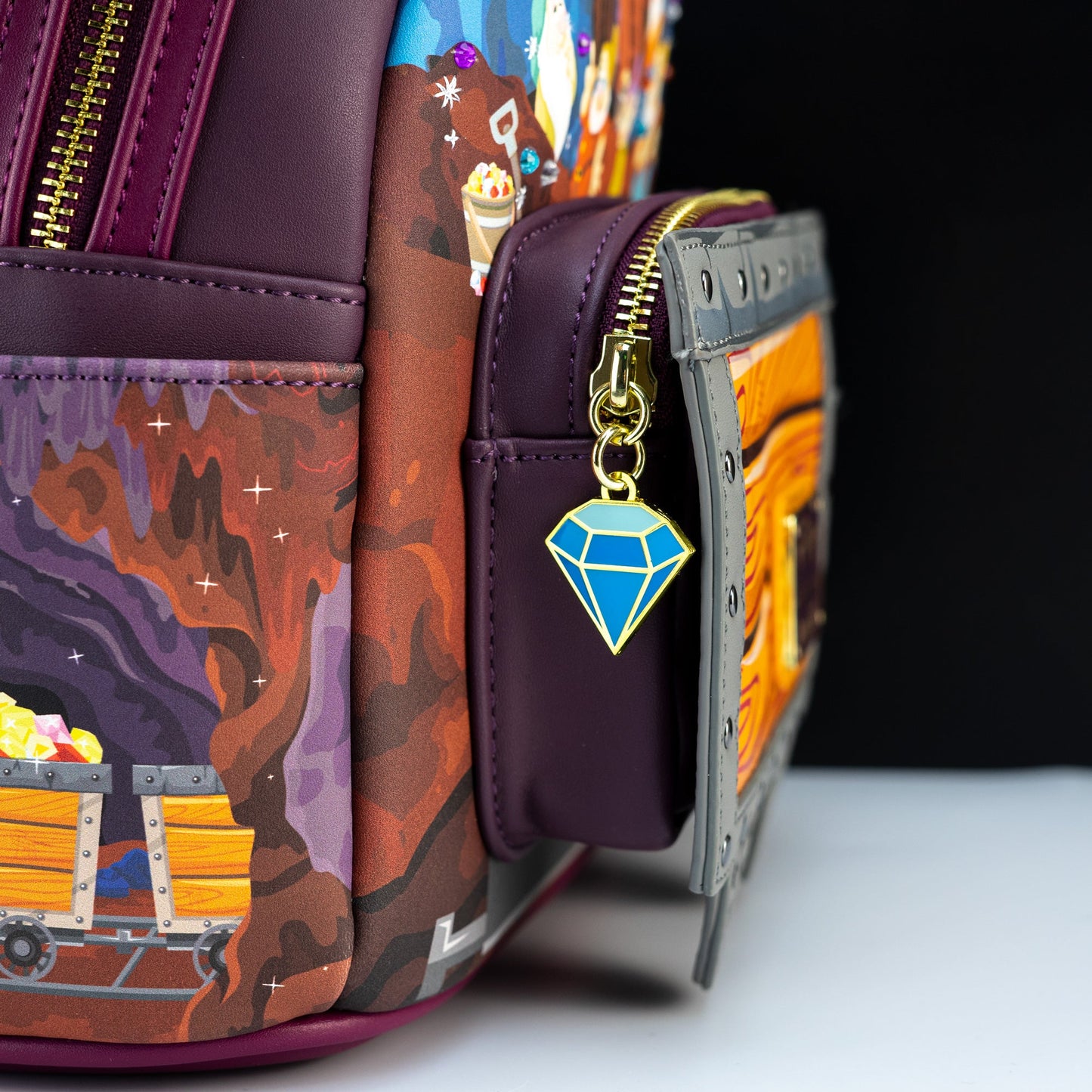 Loungefly x Disney Snow White Seven Dwarfs Mine Cart Mini Backpack - GeekCore
