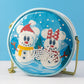 Loungefly x Disney Snowman Mickey and Minnie Mouse Snow Globe Crossbody Bag - GeekCore