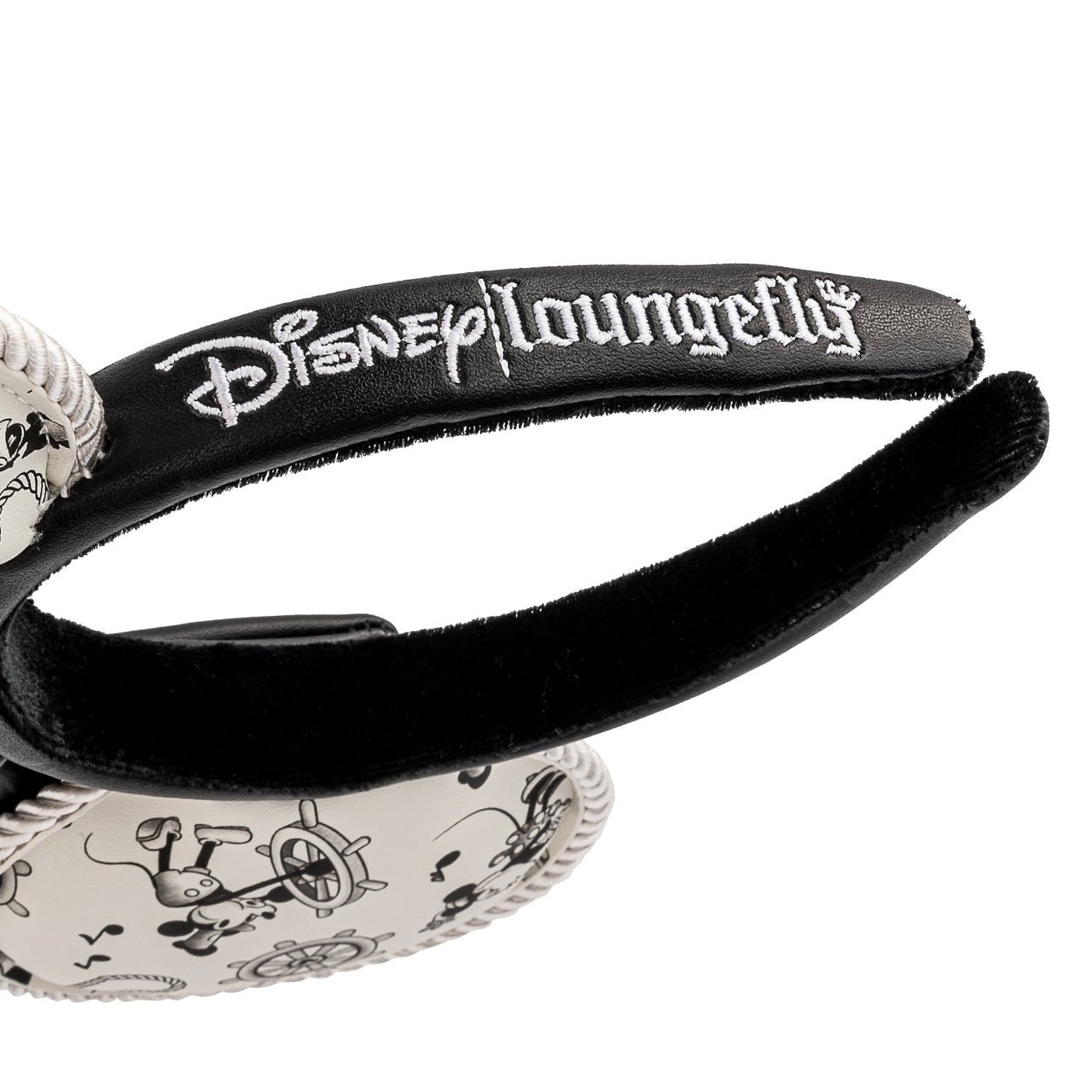 Loungefly x Disney Steamboat Willie Bow Headband - GeekCore