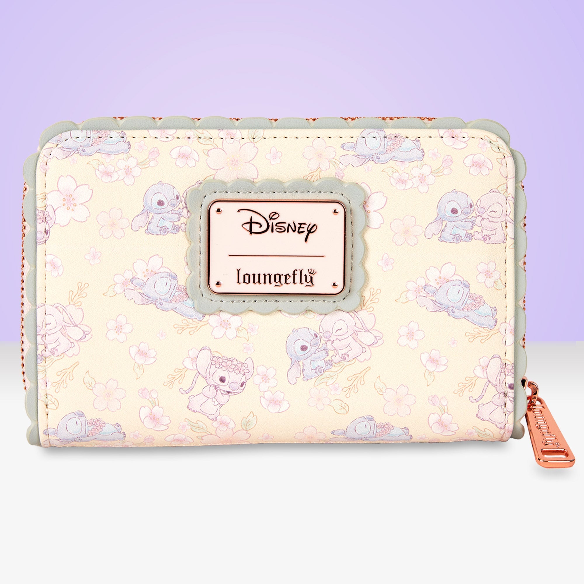 Loungefly x Disney Stitch Cherry Blossom AOP Wallet - GeekCore