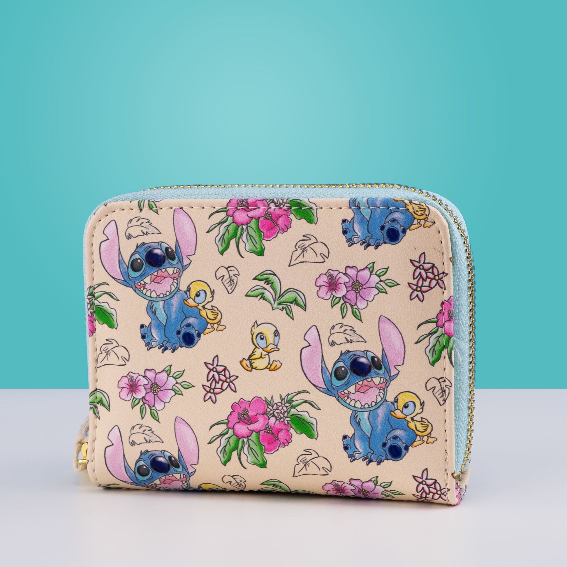 Loungefly x Disney Stitch with Ducklings Tropical Wallet - GeekCore