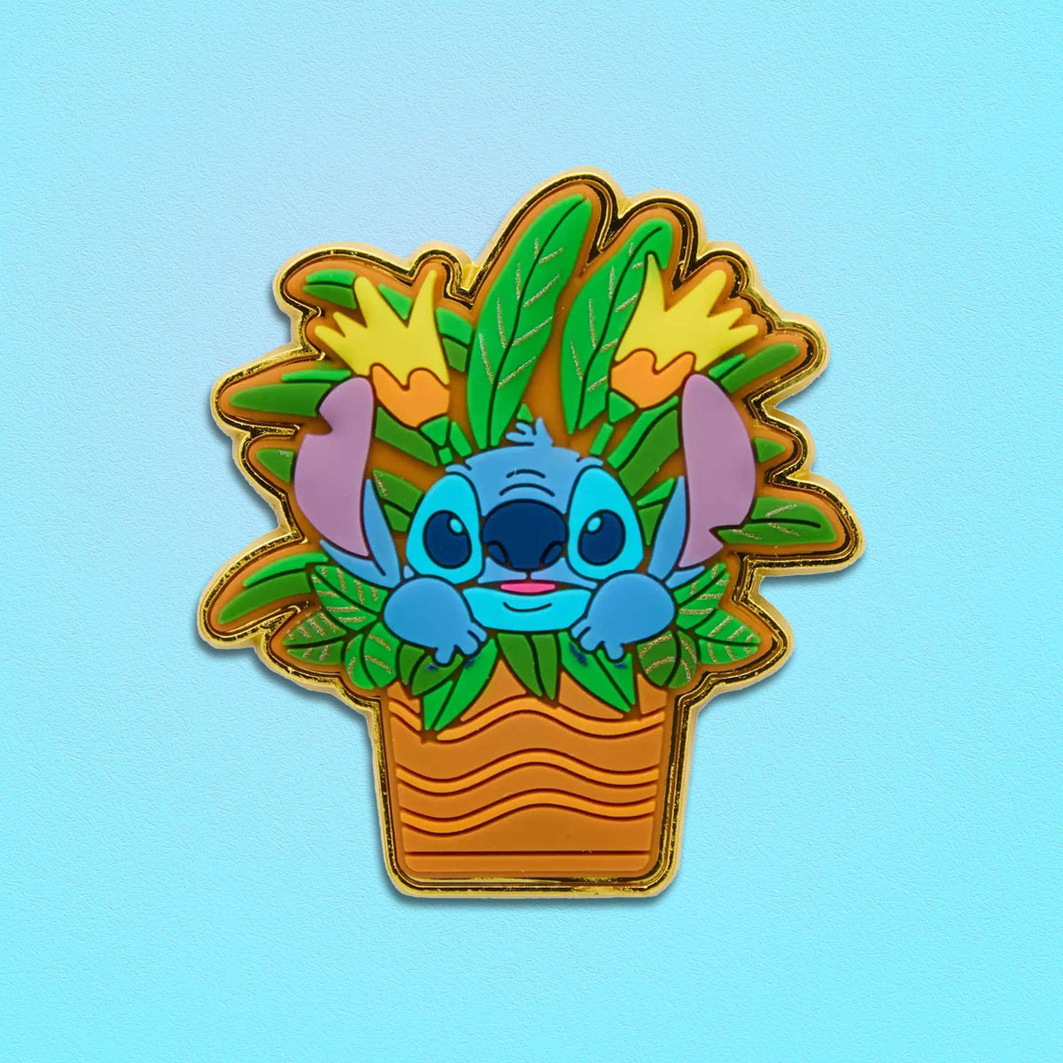 Loungefly x Disney Stitch with House Plants Enamel and PVC Pin - GeekCore