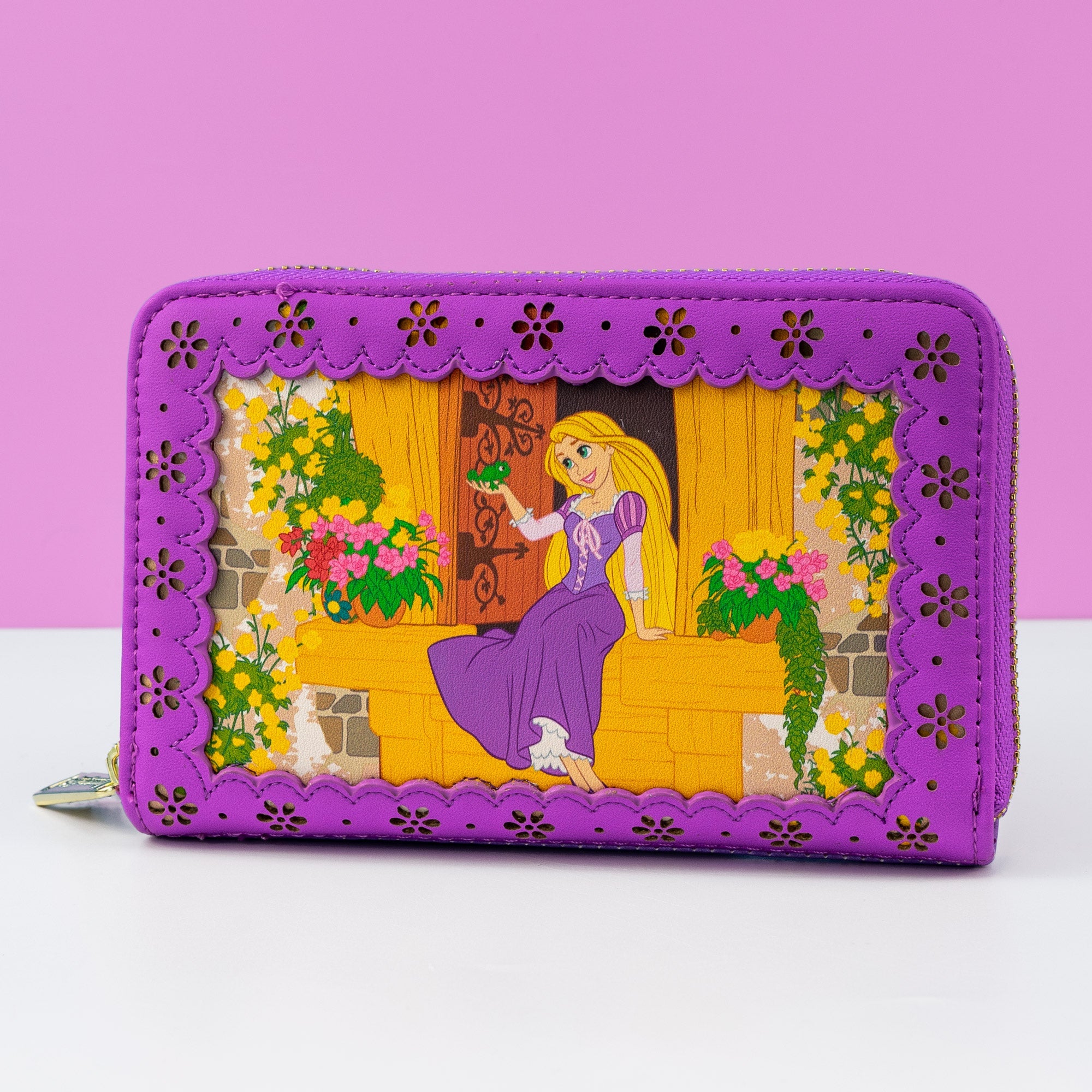 Loungefly x Disney Tangled Princess Rapunzel Window Scene Wallet - GeekCore