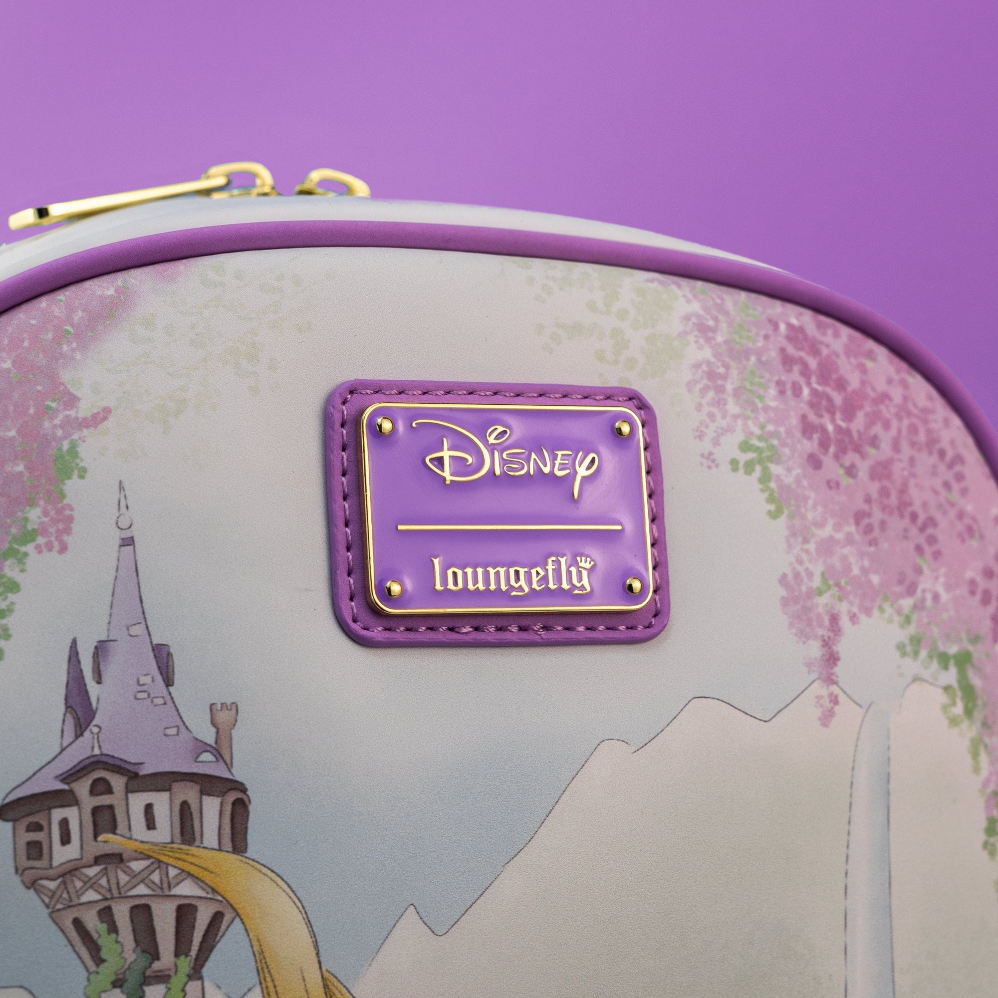 Loungefly x Disney Tangled Rapunzel Tower Scene Mini Backpack - GeekCore