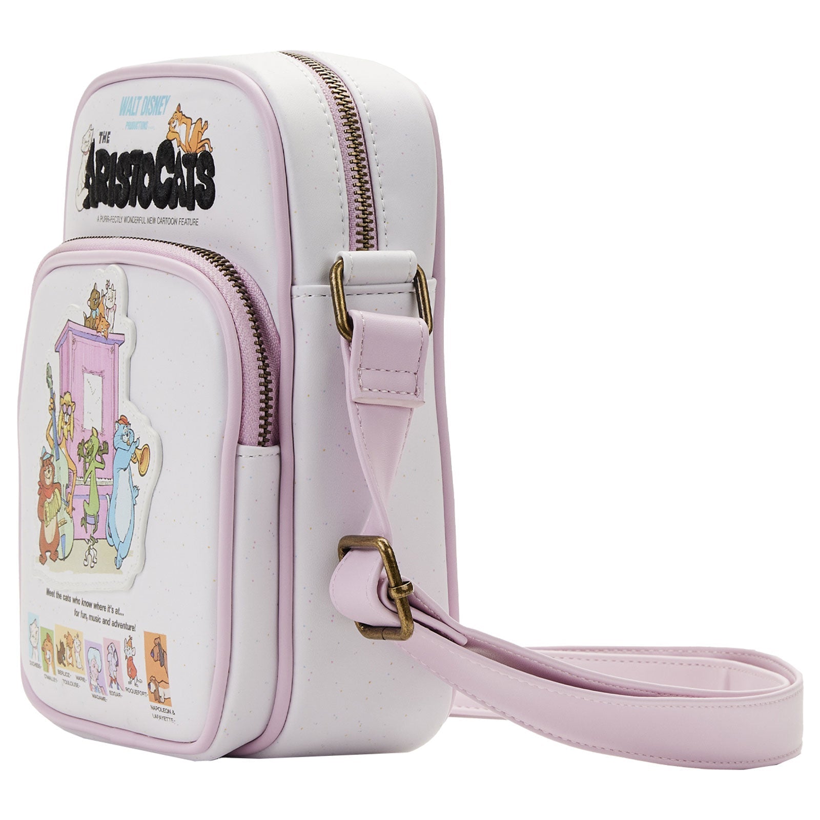 Loungefly x Disney The Aristocats Poster Passport Crossbody Bag - GeekCore