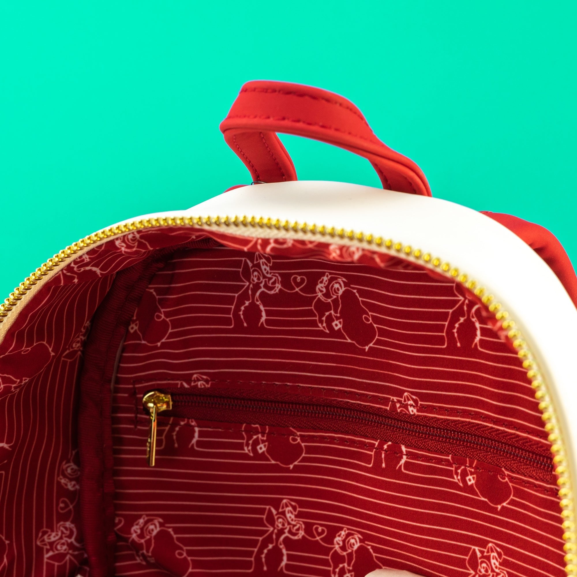 Loungefly x Disney The Lady and the Tramp Heart Mini Backpack - GeekCore