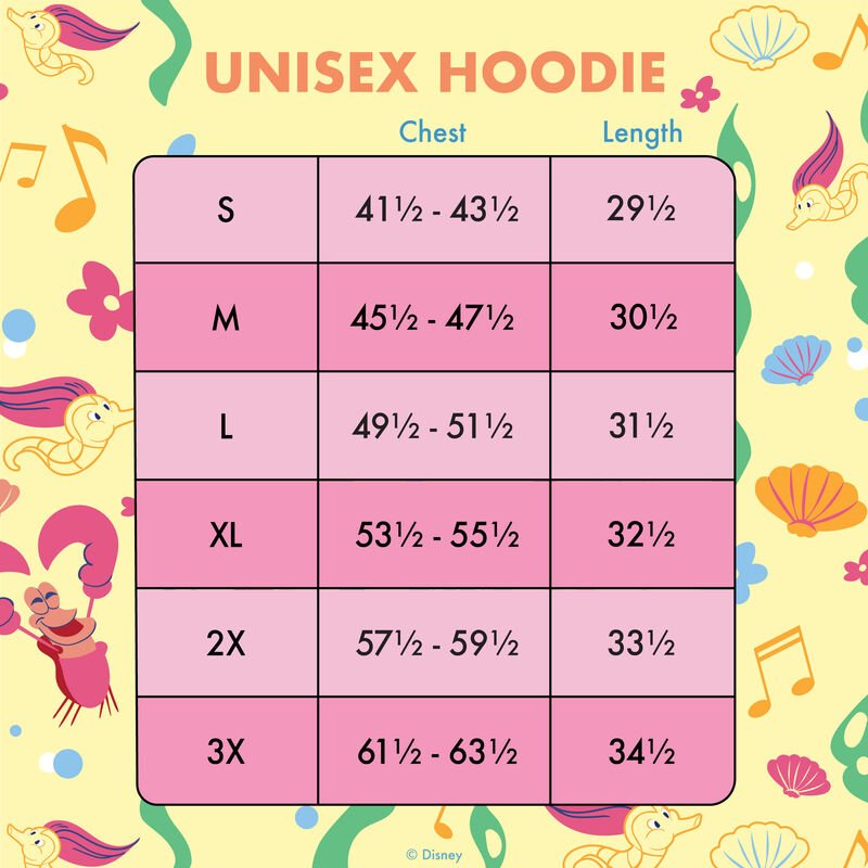 Loungefly x Disney The Little Mermaid Ariel and Flounder Unisex Hoodie - GeekCore