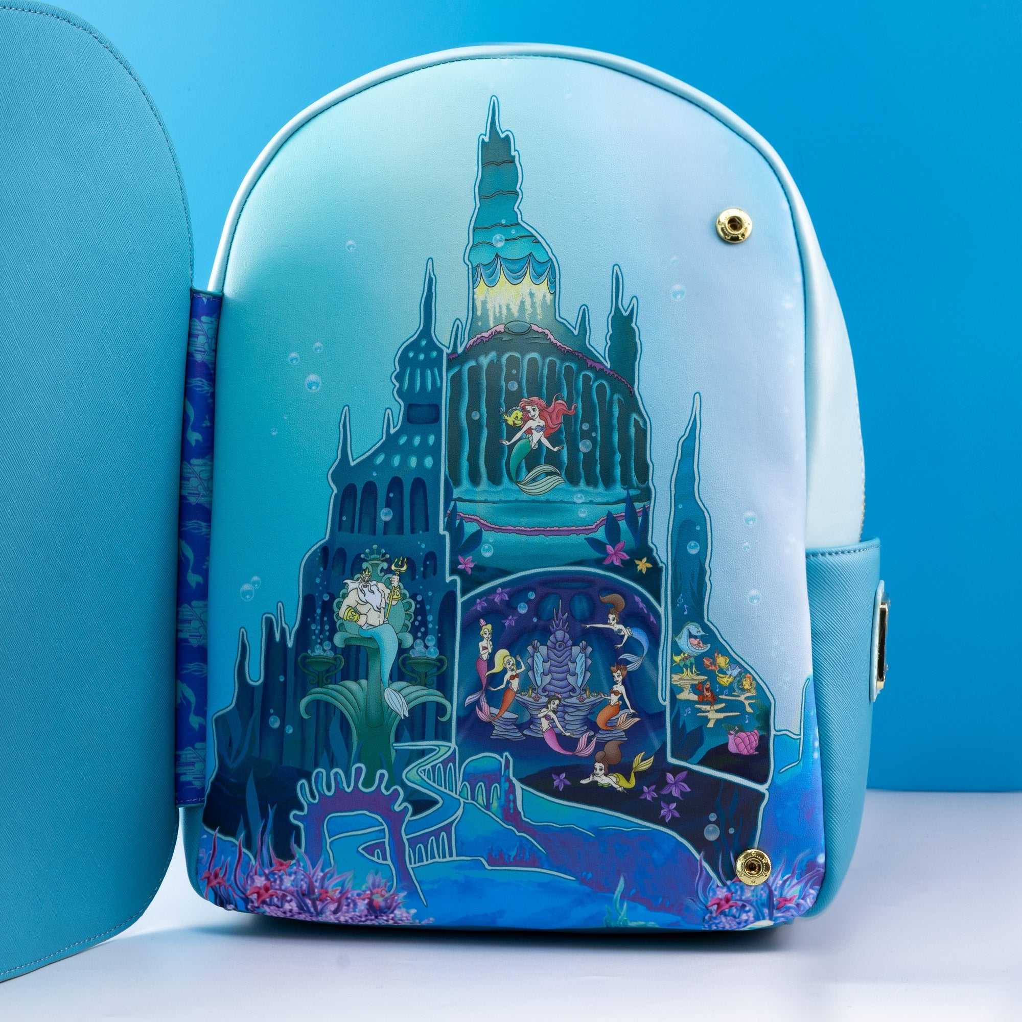 Loungefly x Disney The Little Mermaid Castle Window Mini Backpack - GeekCore