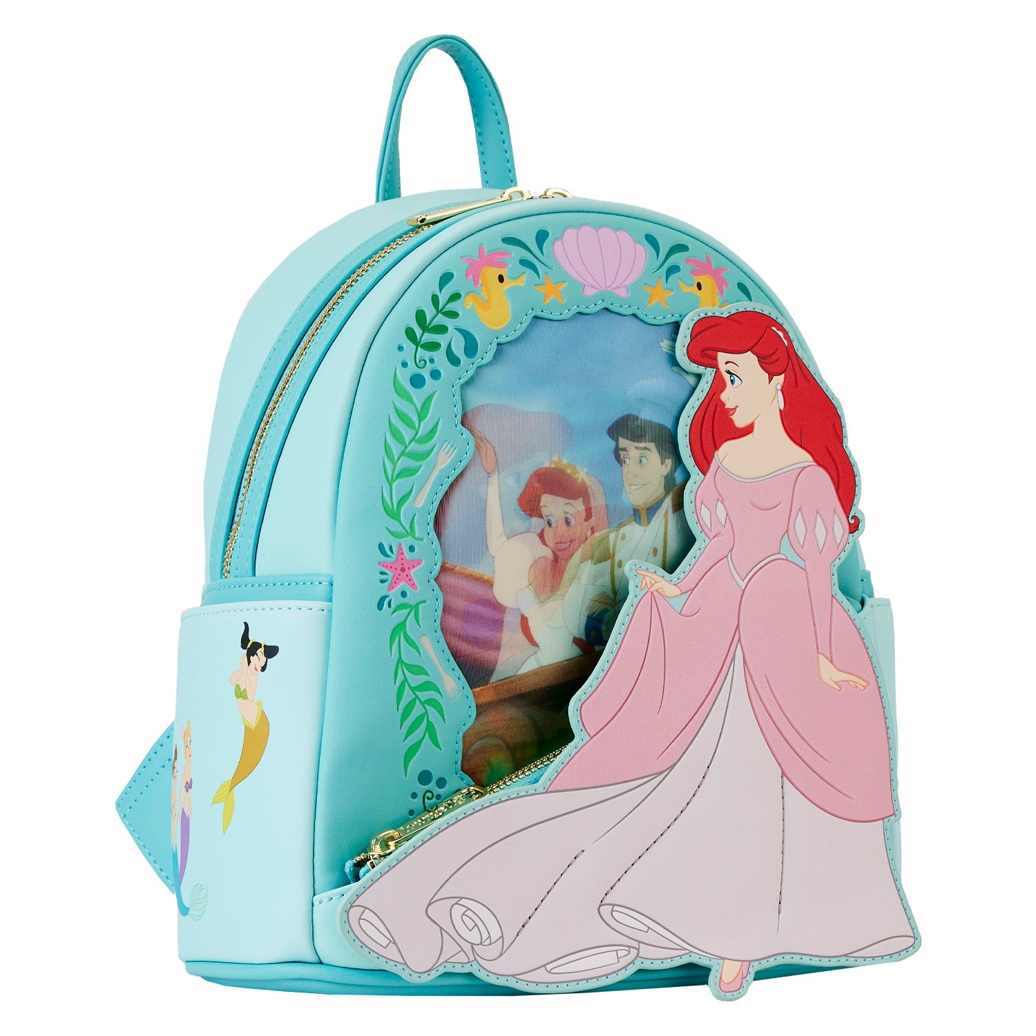 Loungefly x Disney The Little Mermaid Lenticular Mini Backpack - GeekCore