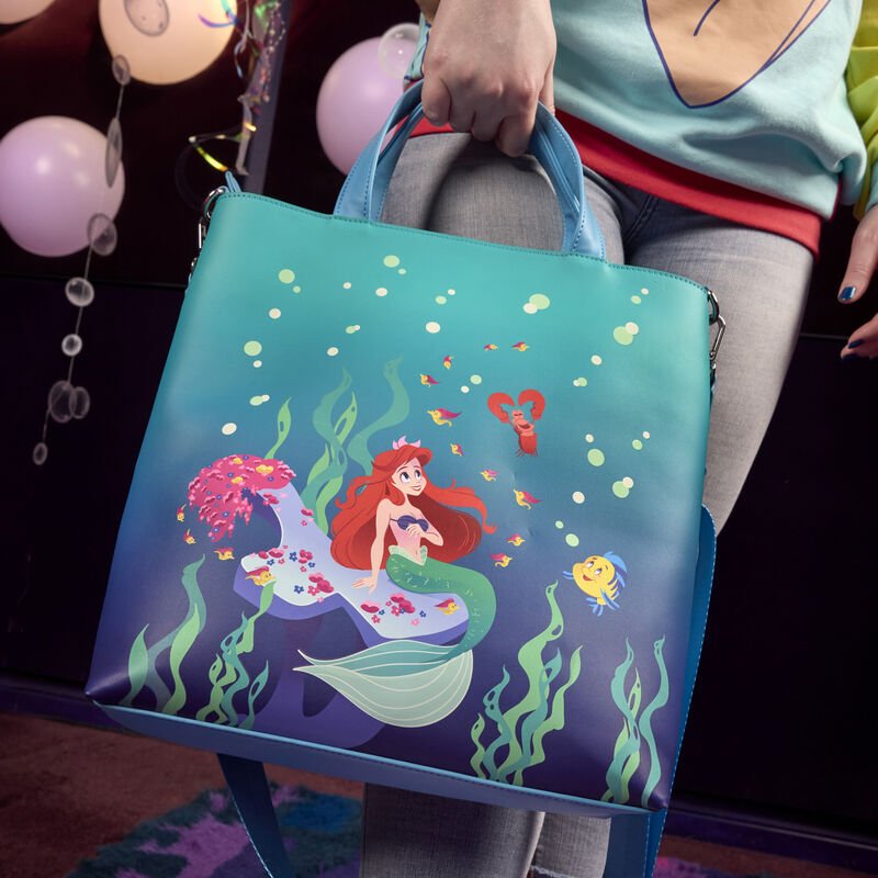 Loungefly x Disney The Little Mermaid Life is The Bubbles Tote Bag - GeekCore