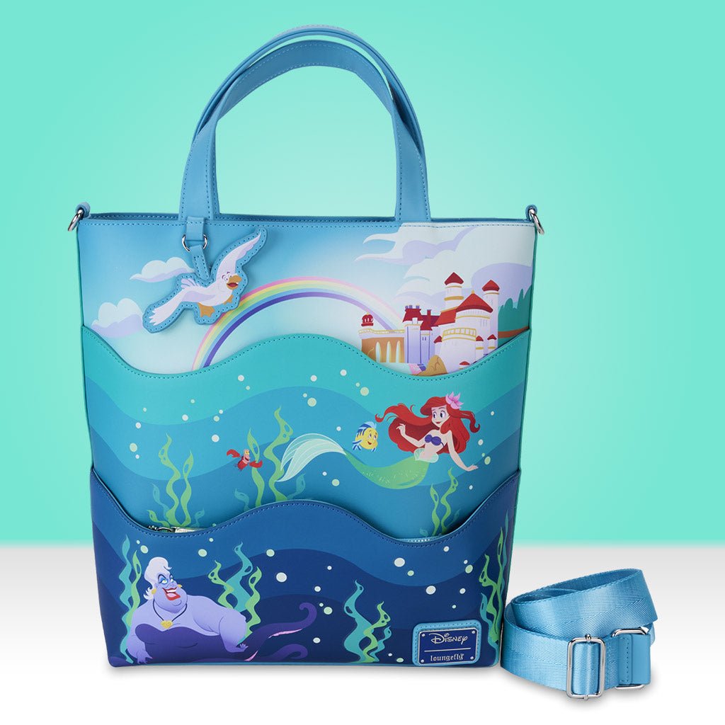 Loungefly x Disney The Little Mermaid Life is The Bubbles Tote Bag - GeekCore