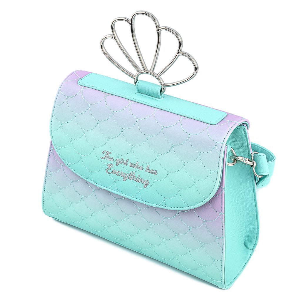 Loungefly x Disney The Little Mermaid Ombre Scales Handbag - GeekCore