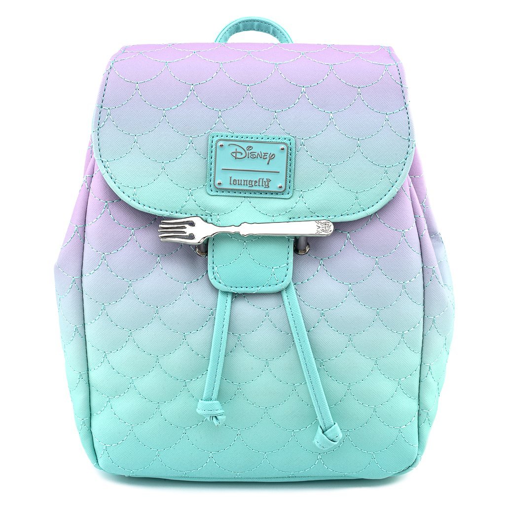 Loungefly x Disney The Little Mermaid Ombre Scales Mini Backpack - GeekCore