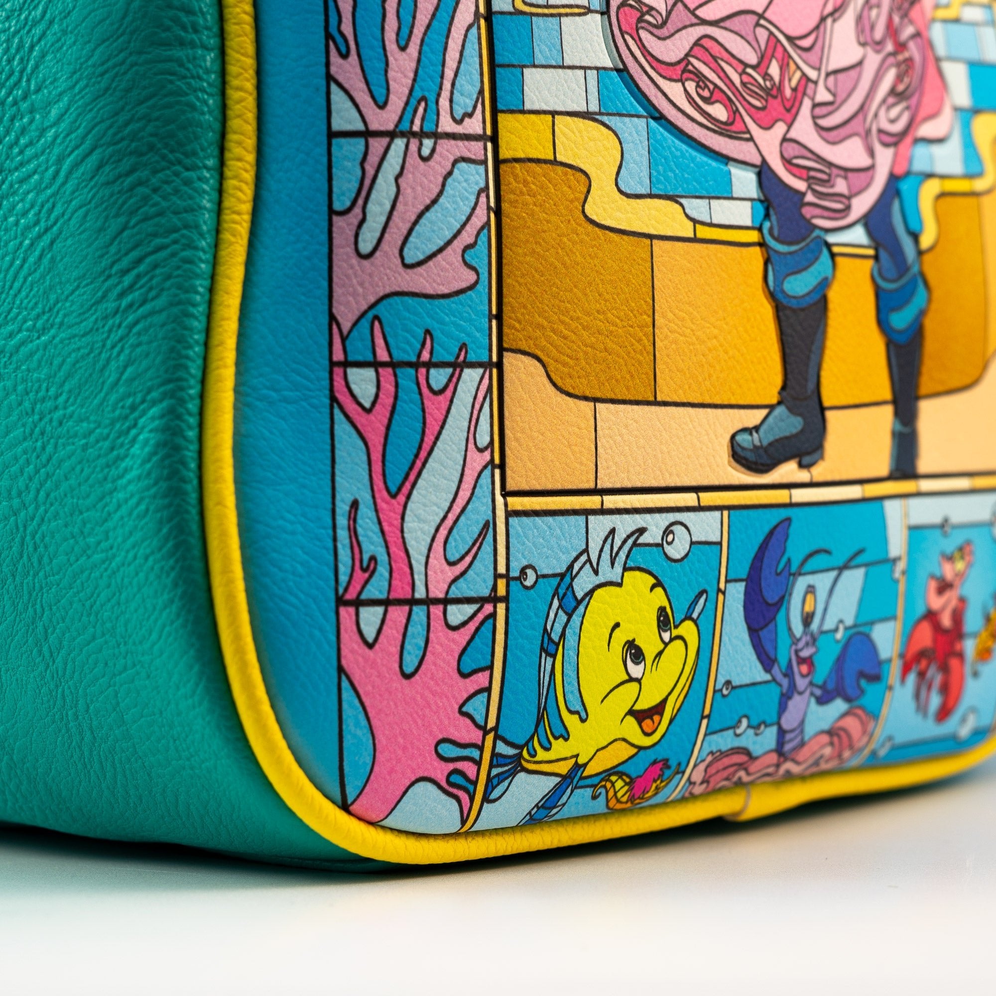 Loungefly x Disney The Little Mermaid Stained Glass Artwork Mini Backpack - GeekCore