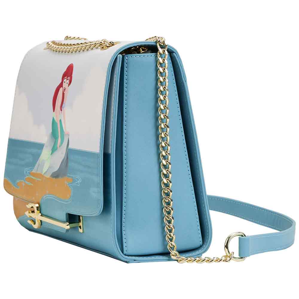 Loungefly x Disney The Little Mermaid Triton's Gift Crossbody Bag - GeekCore