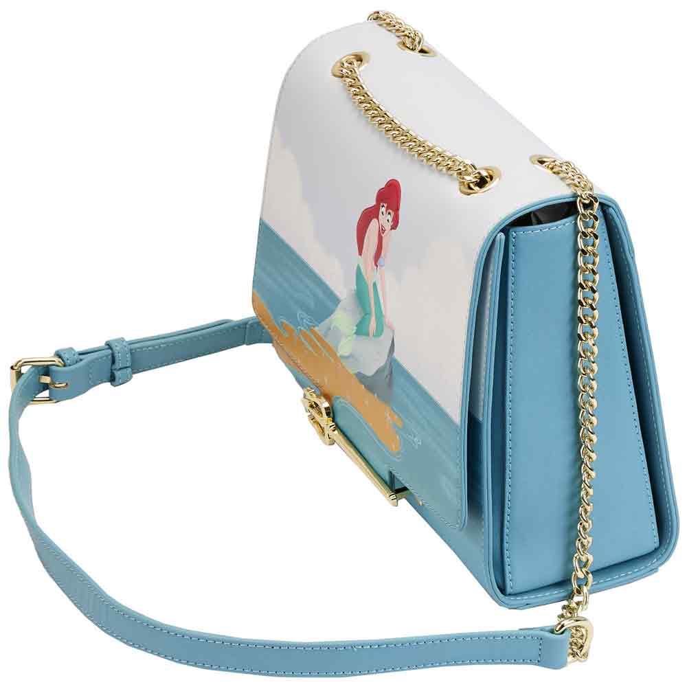 Loungefly x Disney The Little Mermaid Triton's Gift Crossbody Bag - GeekCore