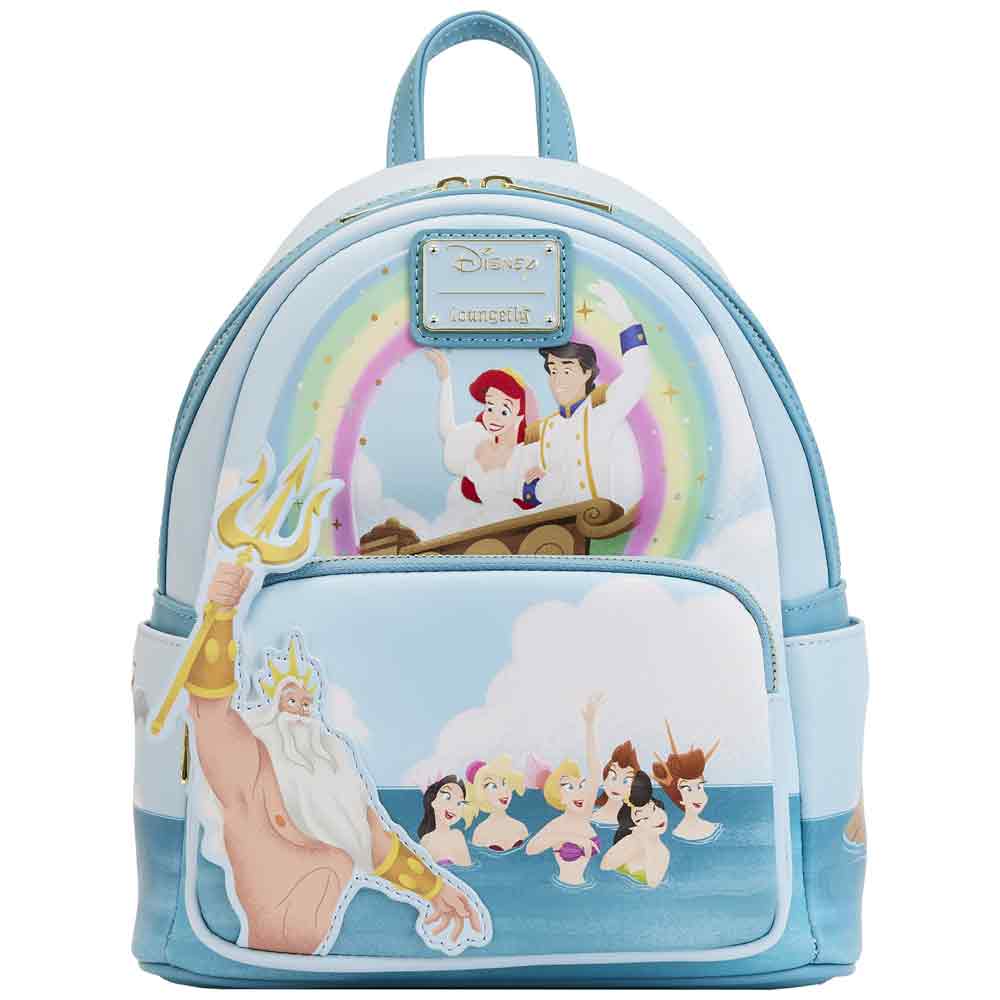 Loungefly x Disney The Little Mermaid Triton's Gift Mini Backpack - GeekCore