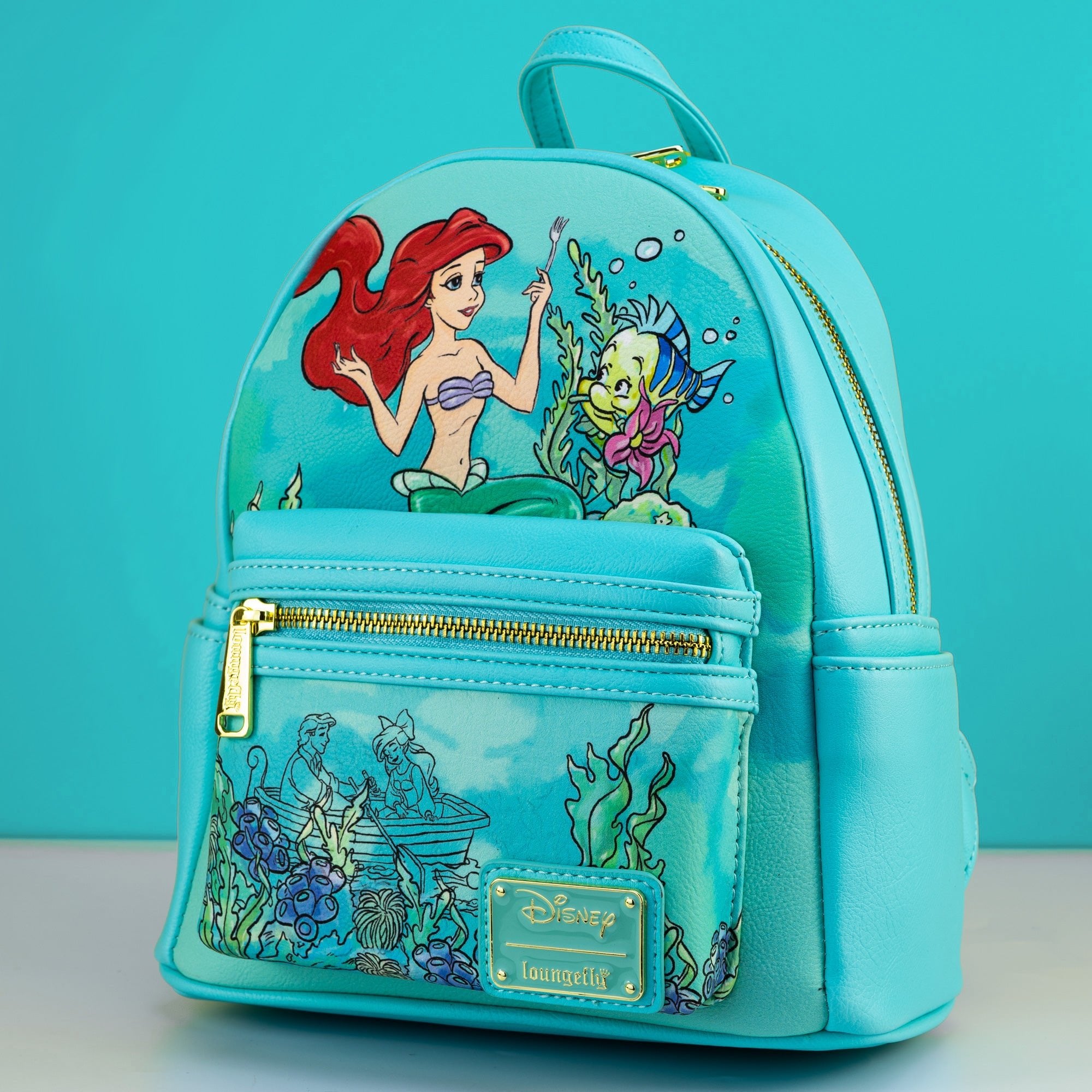 Loungefly x Disney The Little Mermaid Underwater Mini Backpack - GeekCore