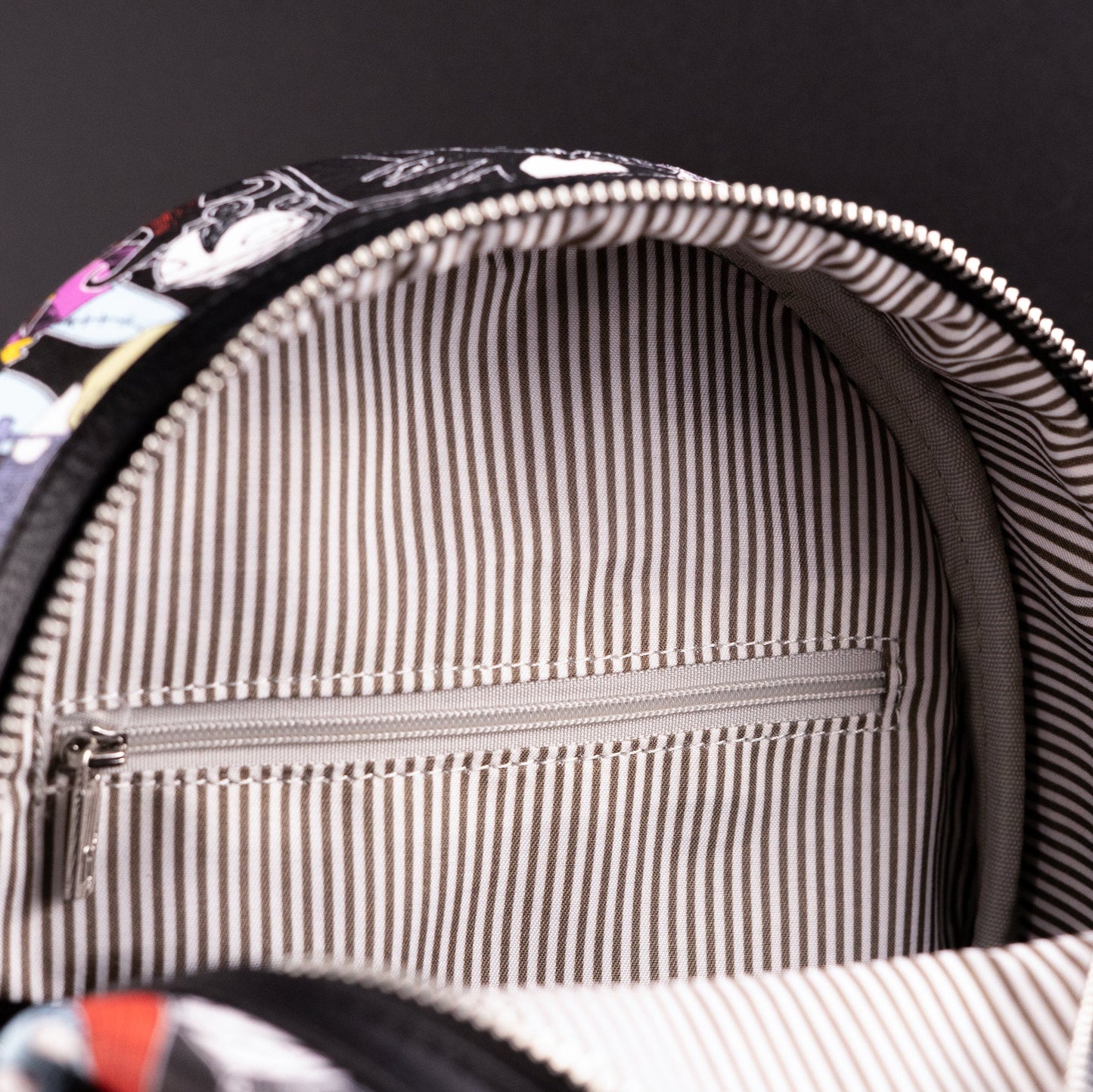 Loungefly x Disney The Nightmare Before Christmas Character All Over Print Mini Backpack - GeekCore