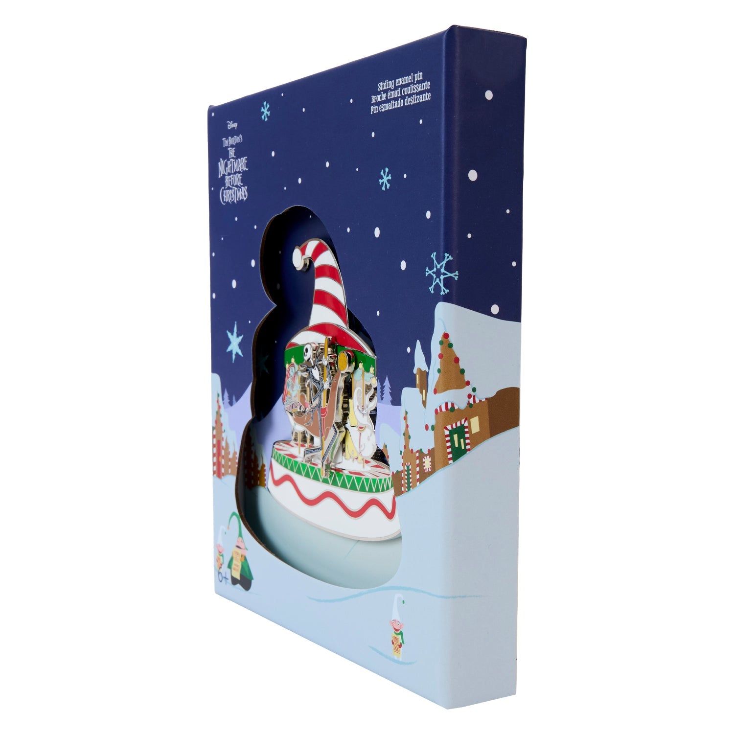 Loungefly x Disney The Nightmare Before Christmas Christmas Town Carousel Sliding 3