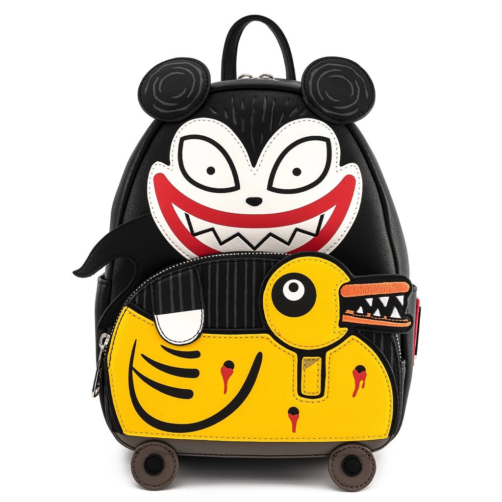 Loungefly X Disney The Nightmare Before Christmas Scary Teddy and Undead Duck Mini Backpack - GeekCore