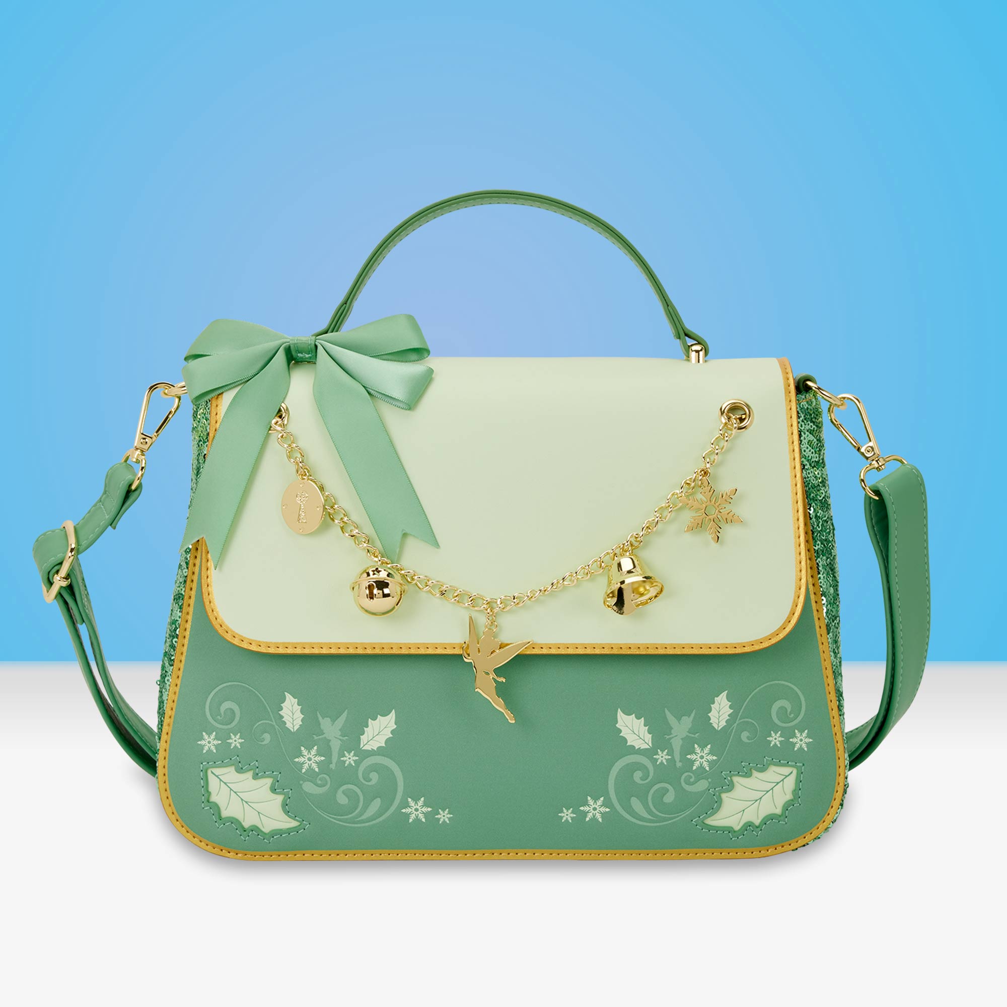 Loungefly x Disney Tinker Bell Holiday Crossbody Bag - GeekCore