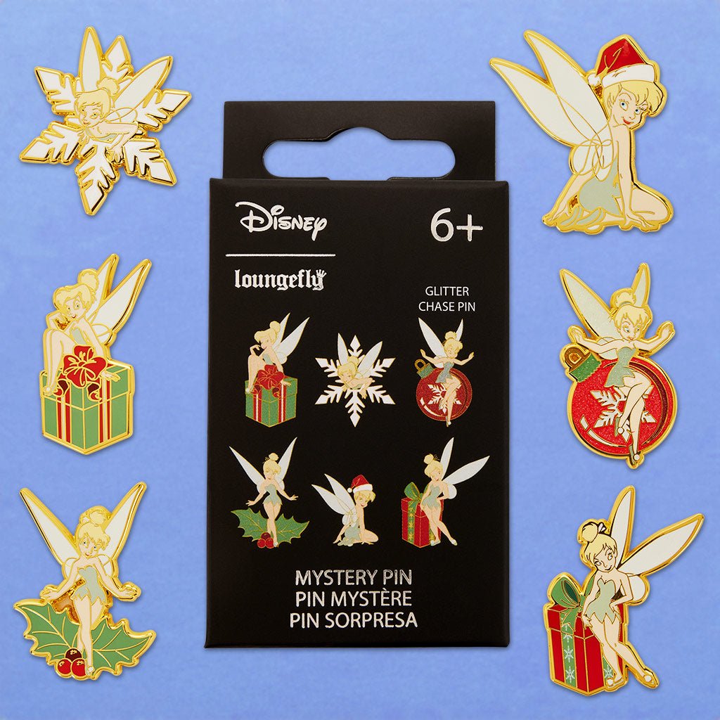 Loungefly x Disney Tinker Bell Holiday Mystery Box Pins - GeekCore