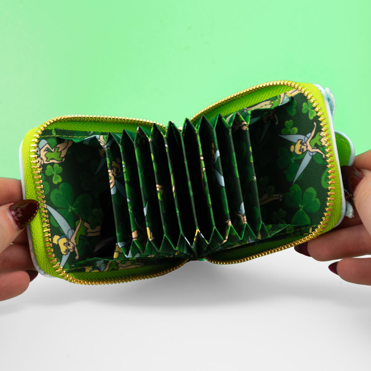 Loungefly x Disney Tinkerbell Accordion Wallet - GeekCore
