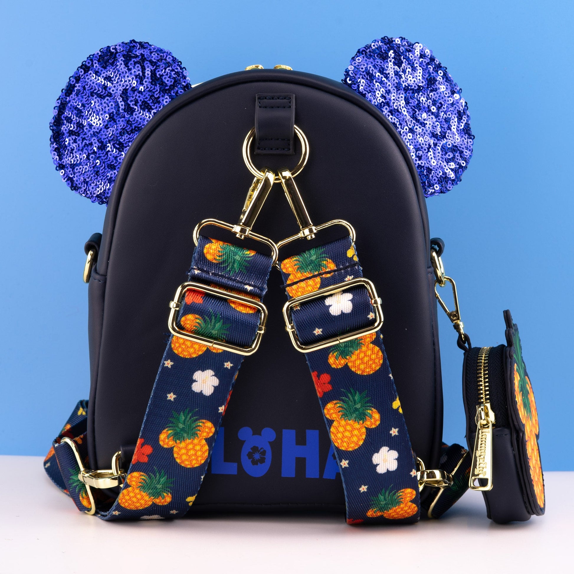 Loungefly x Disney Tropical Mickey Convertible Mini Backpack - GeekCore