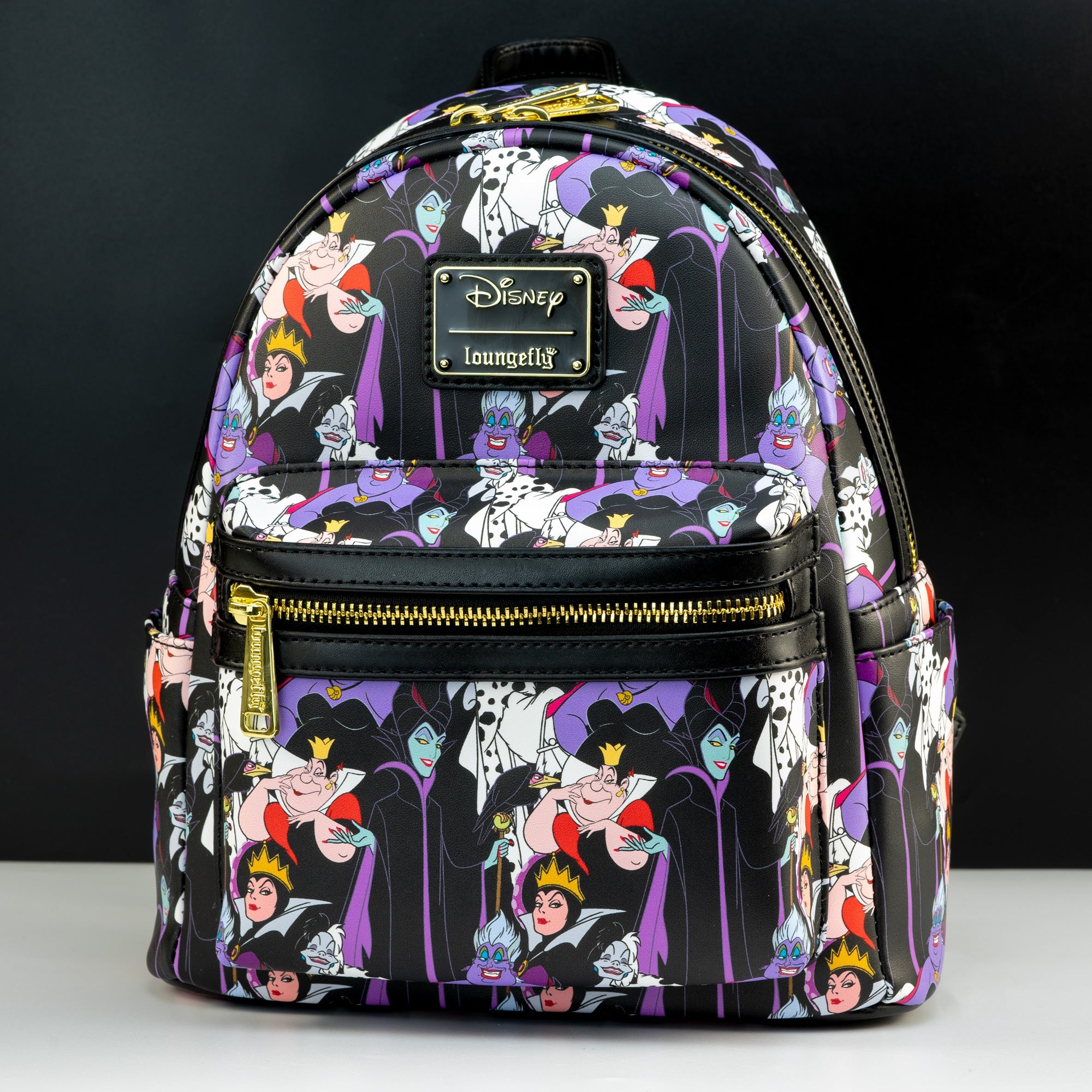 Loungefly x Disney Villains AOP Mini Backpack - GeekCore