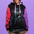 Loungefly x Disney Villains Color Block Hooded Sweatshirt - GeekCore