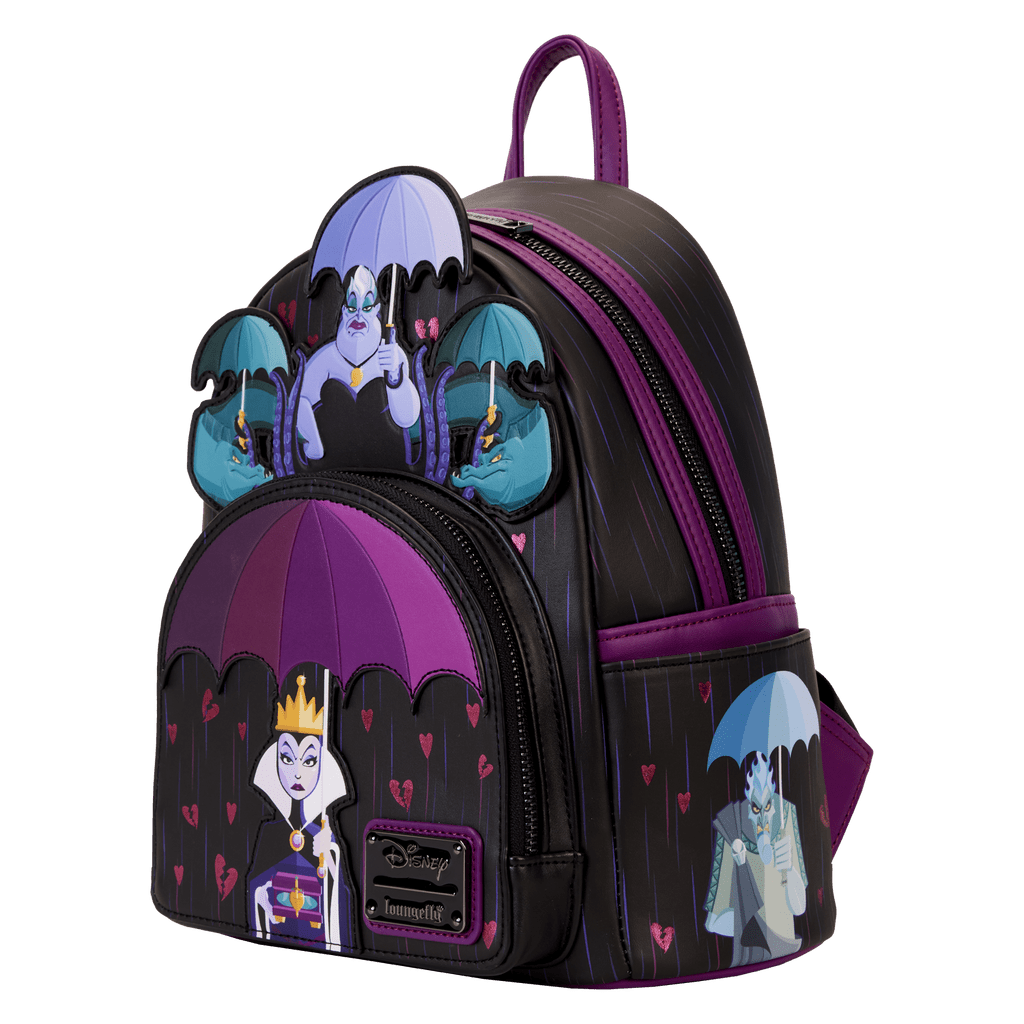 Loungefly X Disney Villains Curse Your Hearts Mini Backpack - GeekCore