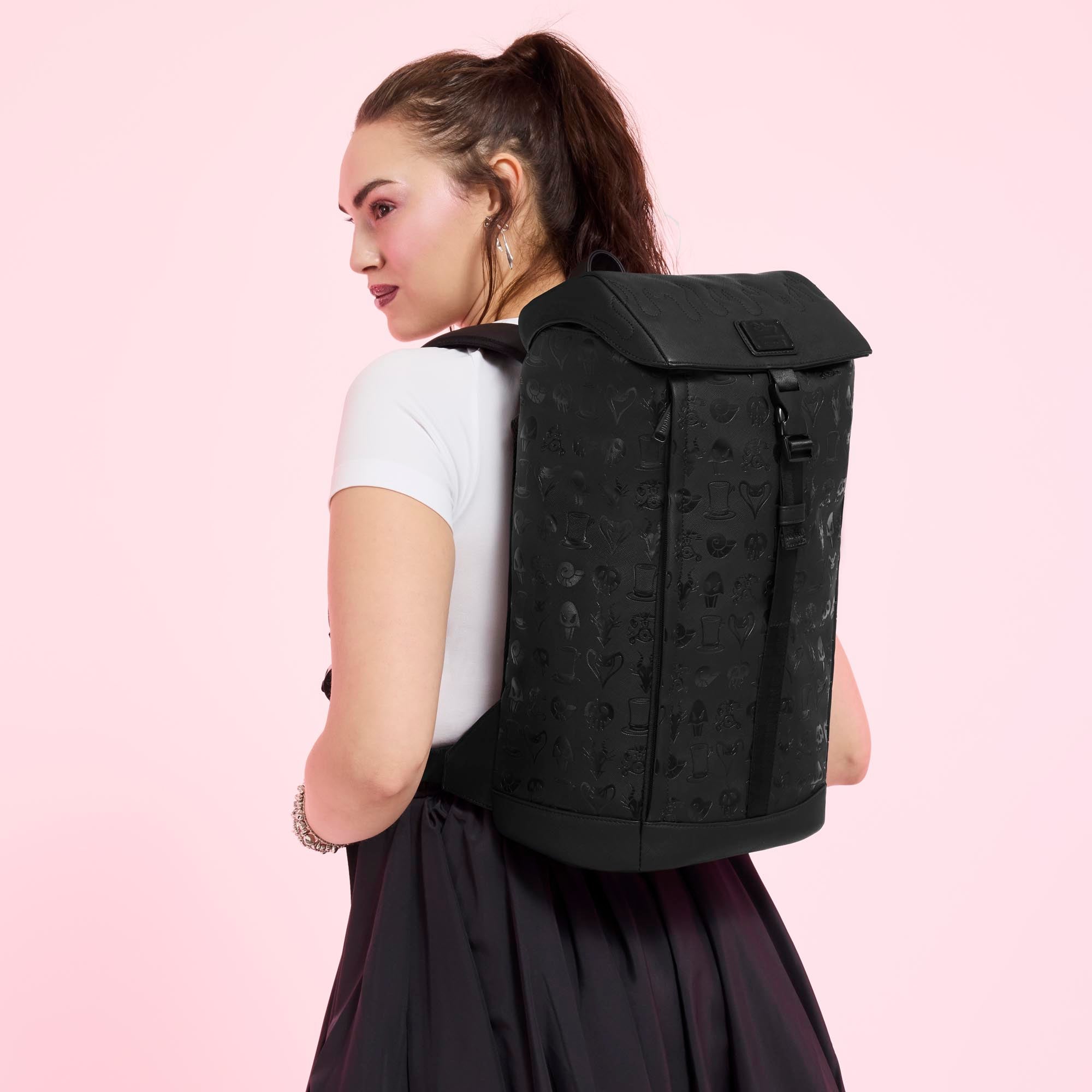 Loungefly x Disney Villains Debossed Icons Full Size Backpack - GeekCore