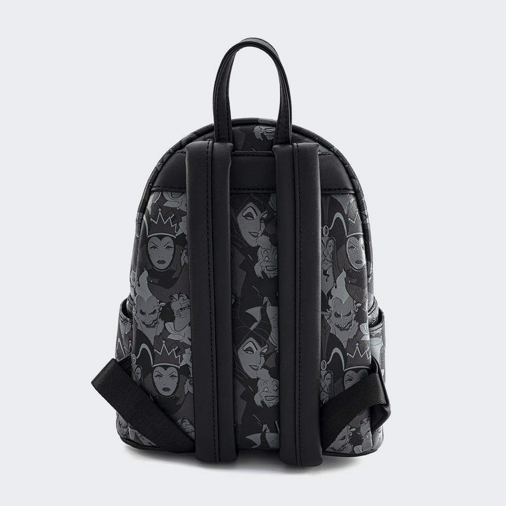 Loungefly x Disney Villains Debossed Loungefly Mini Backpack - GeekCore