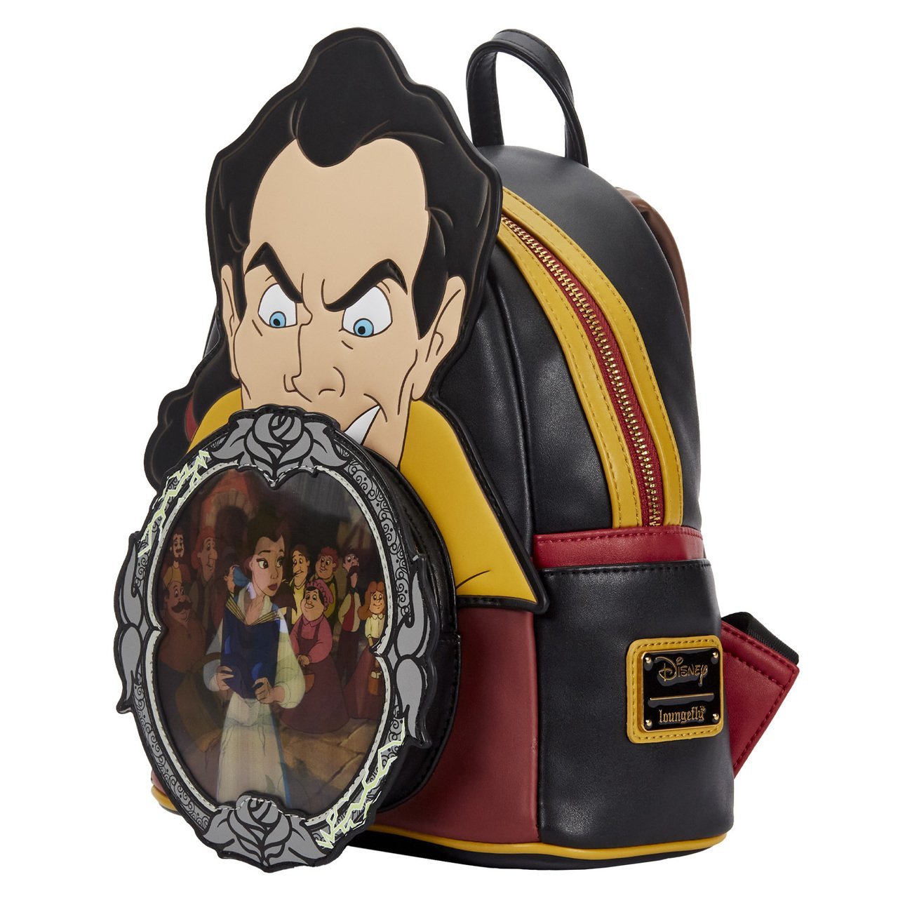 Loungefly x Disney Villains Gaston Mirror Mini Backpack - GeekCore