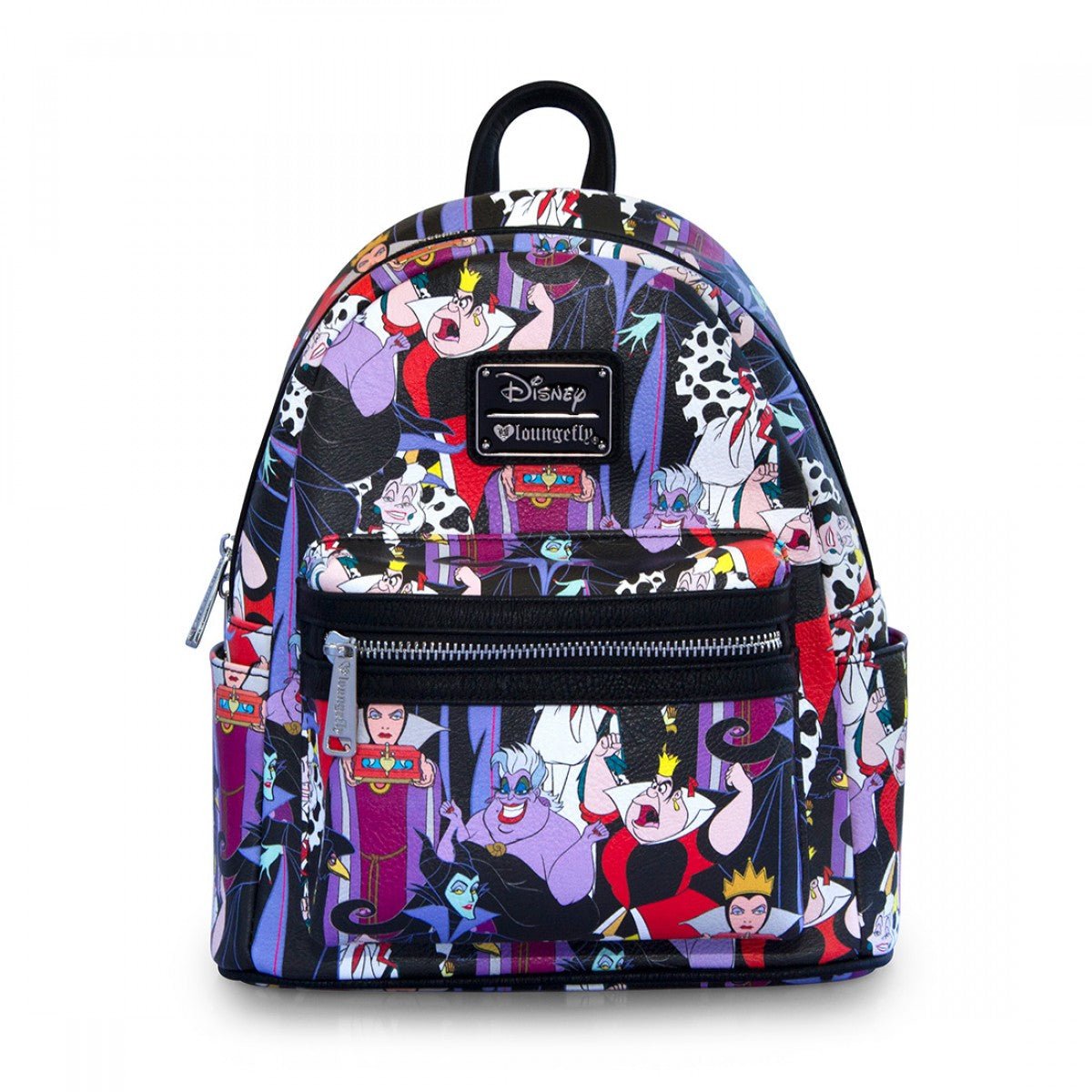 Loungefly x Disney Villains Print Mini Backpack - GeekCore