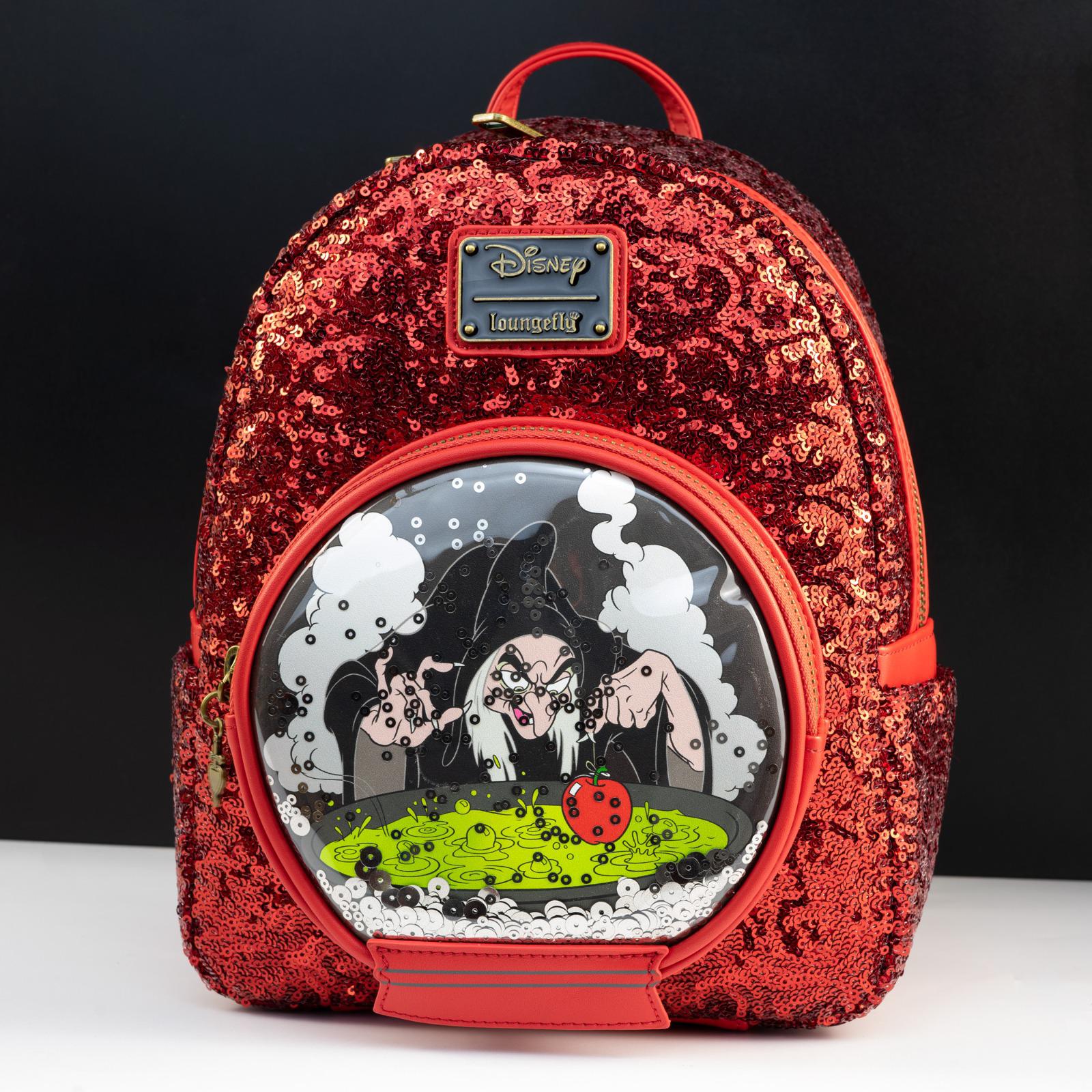 Loungefly x Disney Villains Snow White Evil Queen Snow Globe Mini Backpack - GeekCore