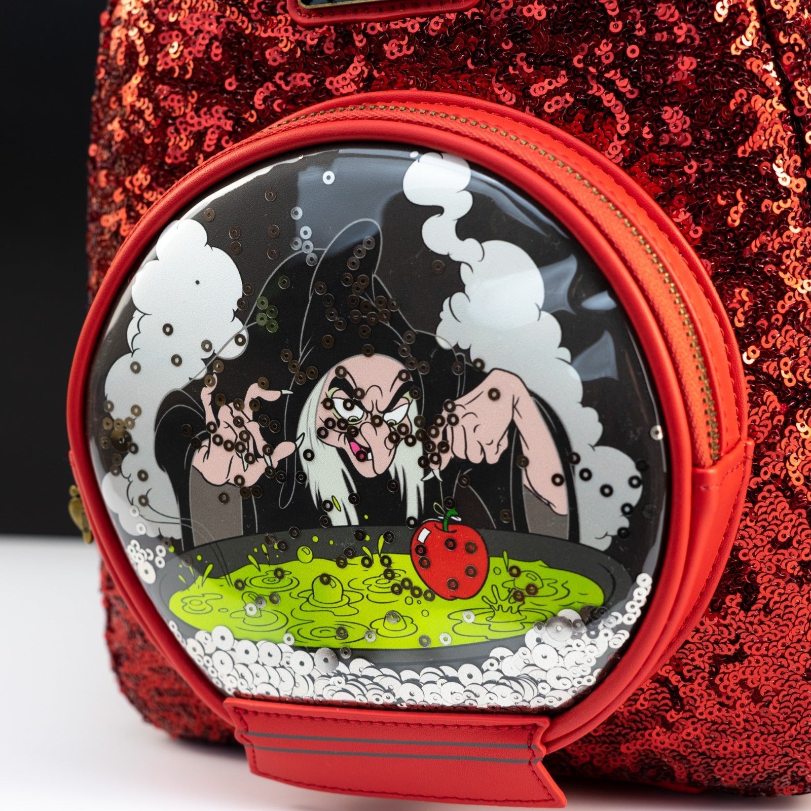 Loungefly x Disney Villains Snow White Evil Queen Snow Globe Mini Backpack - GeekCore