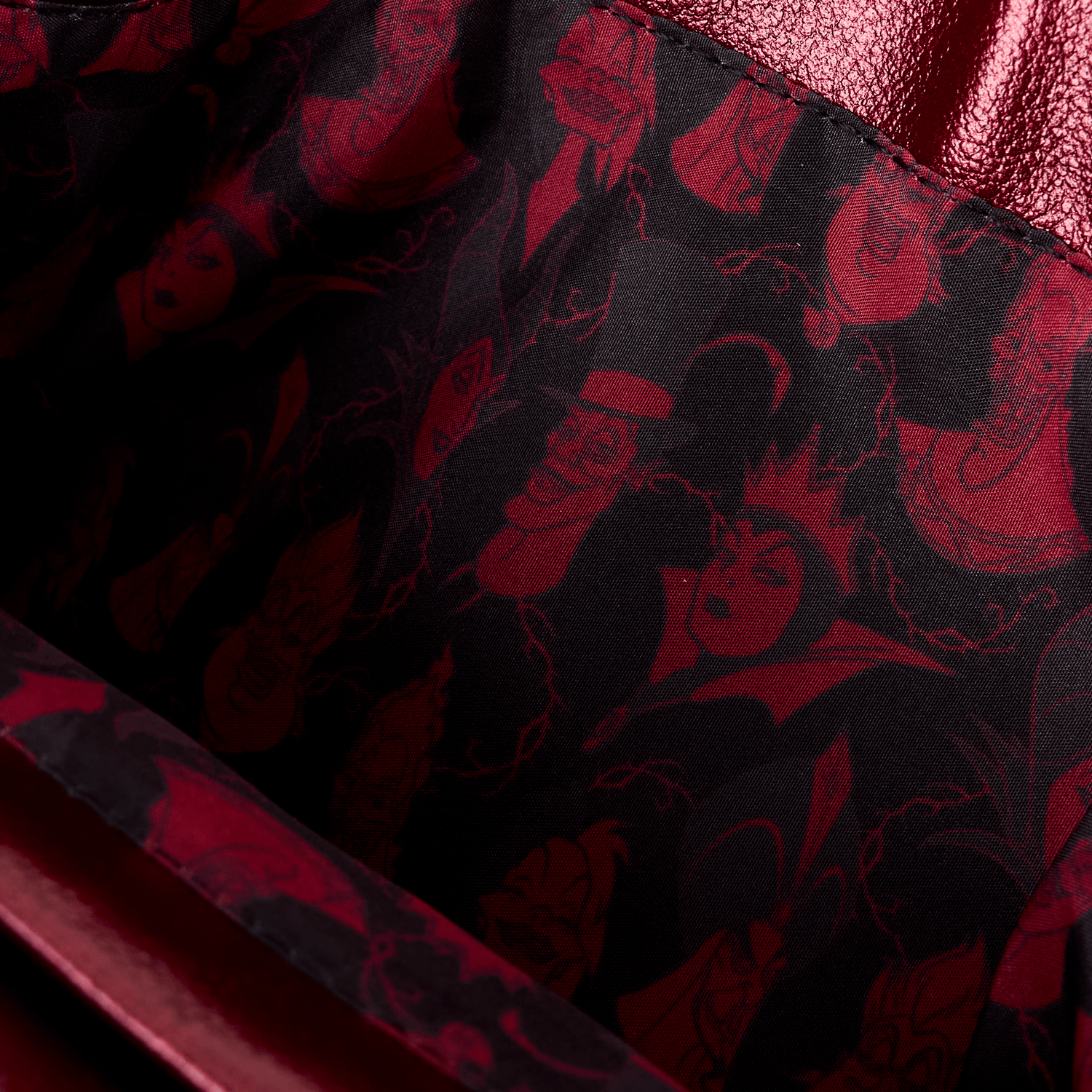 Loungefly x Disney Villains Studded Velvet Mini Backpack - GeekCore