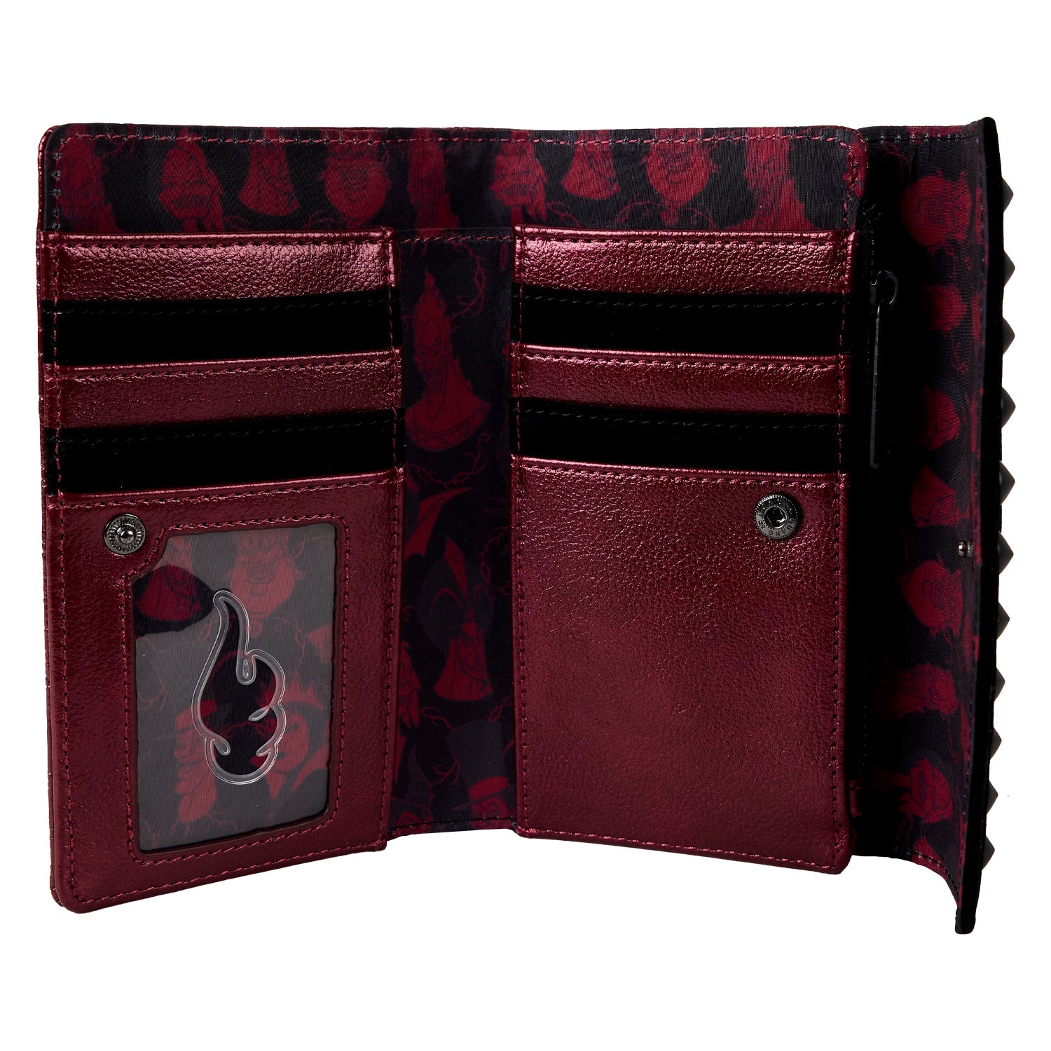 Loungefly x Disney Villains Studded Velvet Wallet - GeekCore