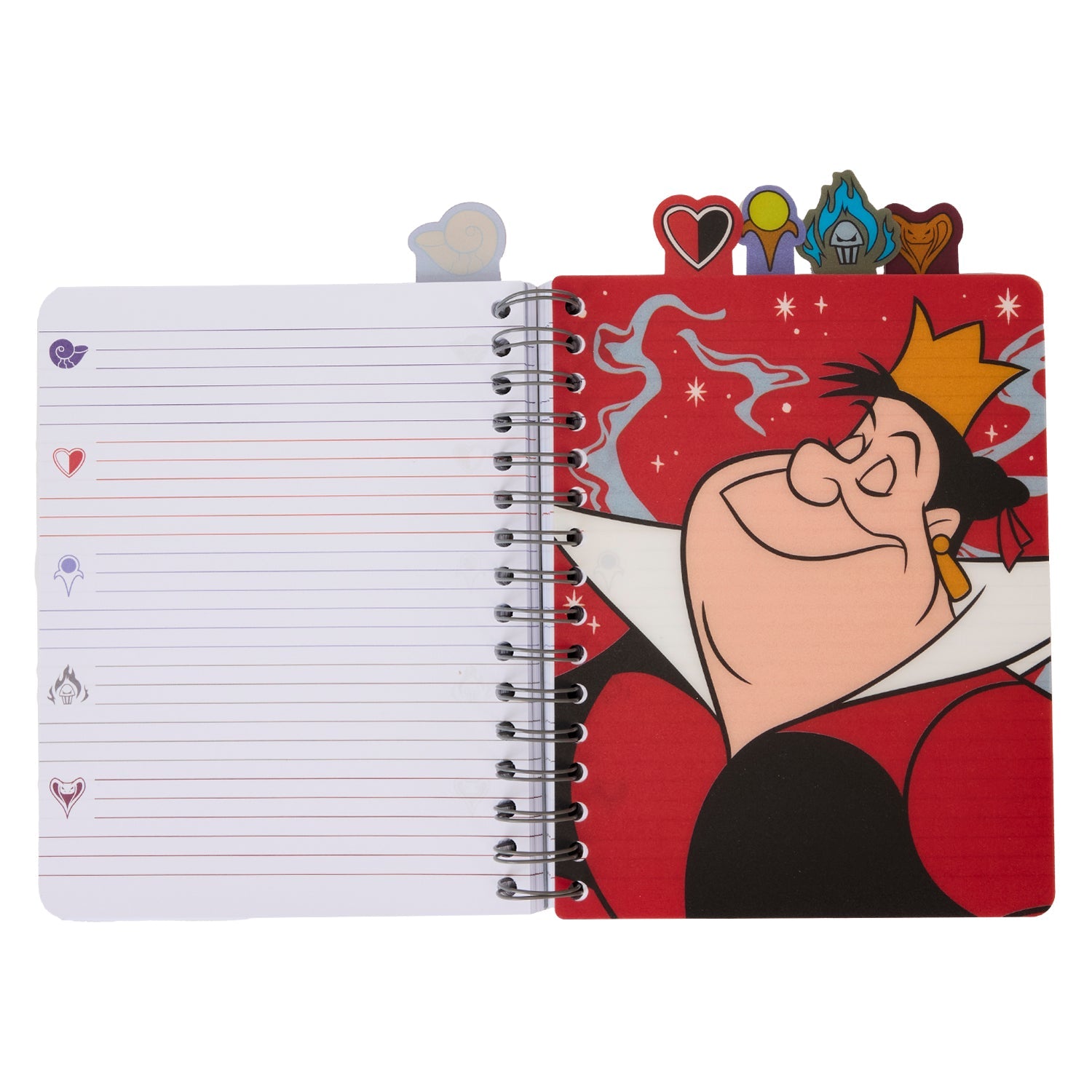 Loungefly x Disney Villains Tab Journal - GeekCore