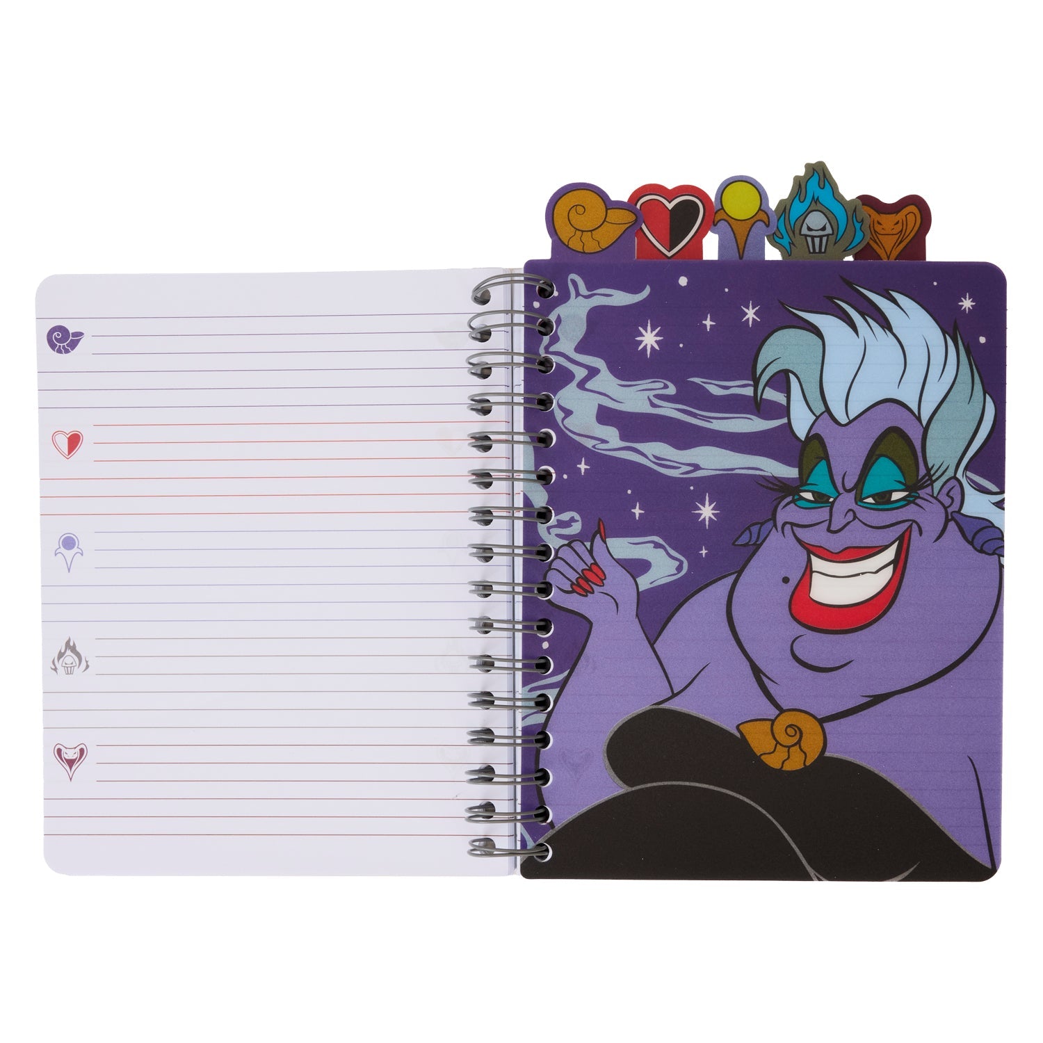 Loungefly x Disney Villains Tab Journal - GeekCore