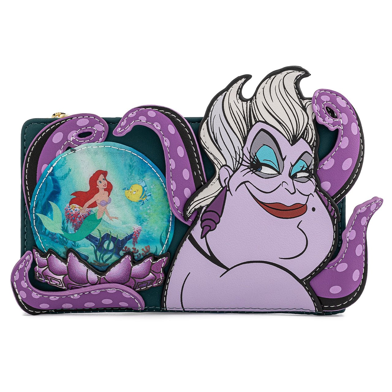 Loungefly x Disney Villains Ursula Crystal Ball Purse - GeekCore