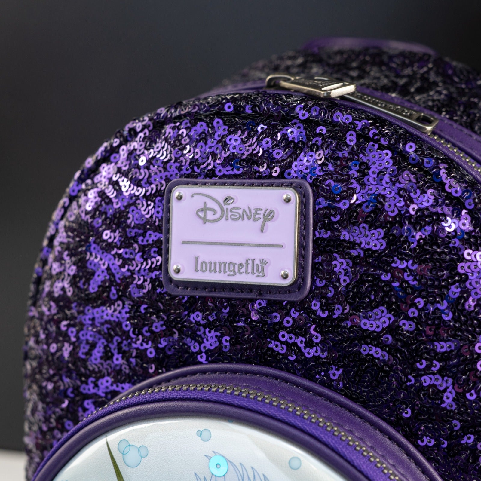 Loungefly x Disney Villains Ursula Sequin Globe Mini Backpack - GeekCore