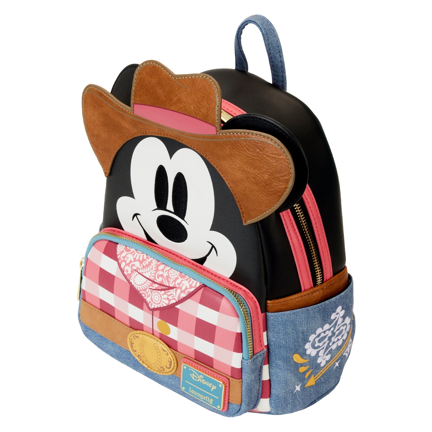 Loungefly x Disney Western Mickey Mouse Cosplay Mini Backpack - GeekCore