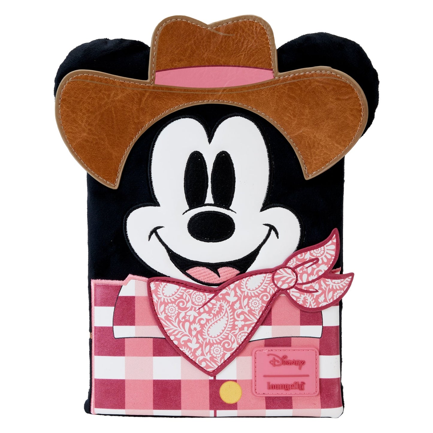 Loungefly x Disney Western Mickey Mouse Plush Journal - GeekCore