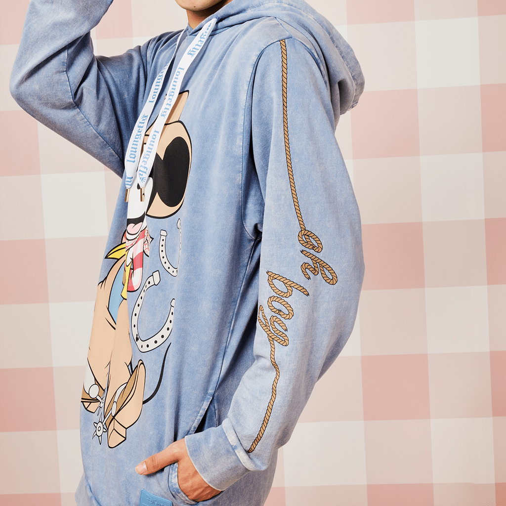 Loungefly x Disney Western Mickey Mouse Unisex Hoodie - GeekCore